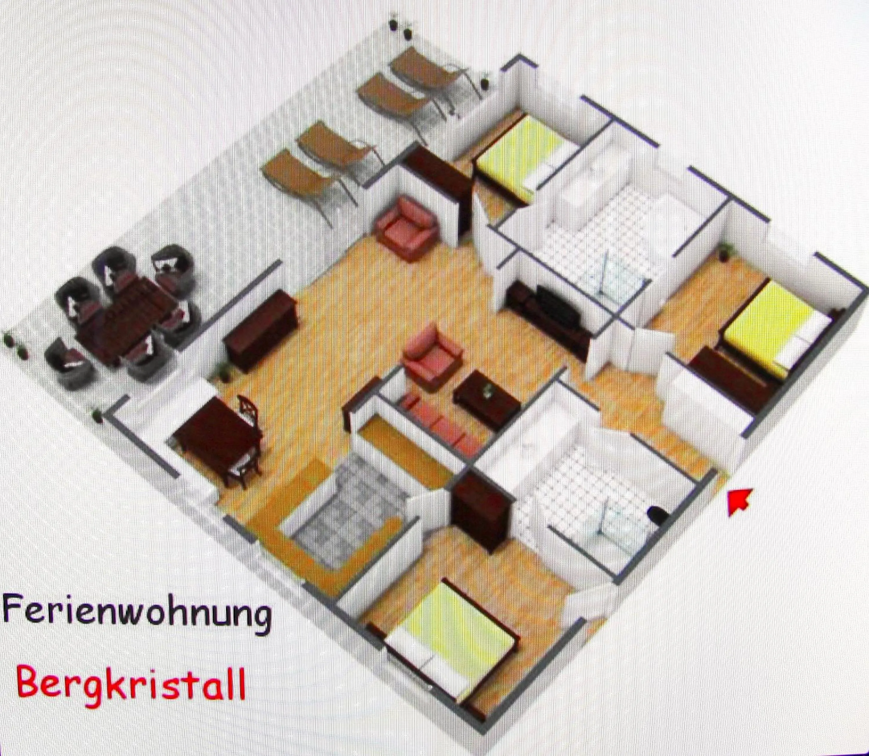 Floor plan in Bergkristall