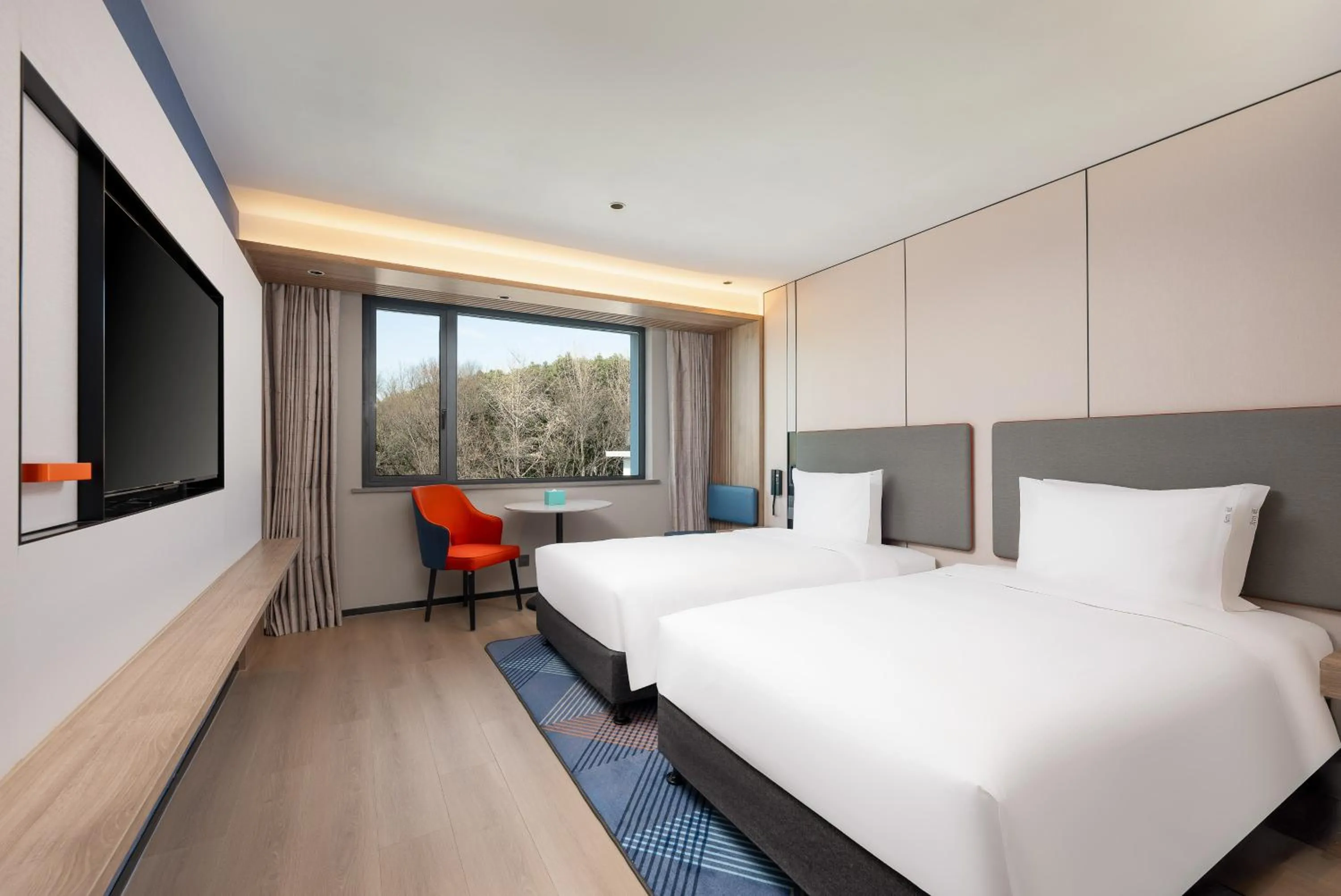 Decorative detail, Bed in Holiday Inn Express Suzhou City Center by IHG