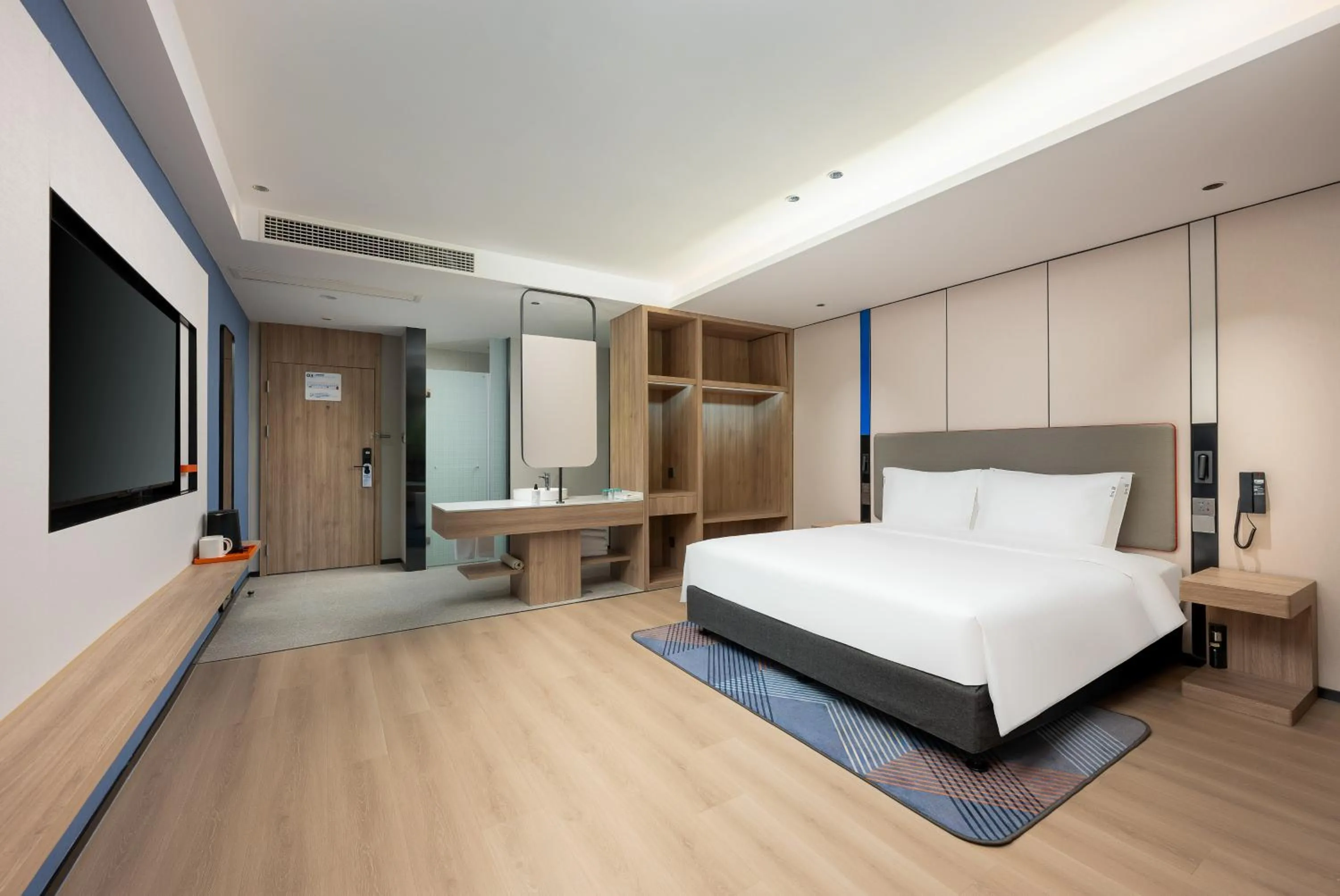 Decorative detail, Bed in Holiday Inn Express Suzhou City Center by IHG