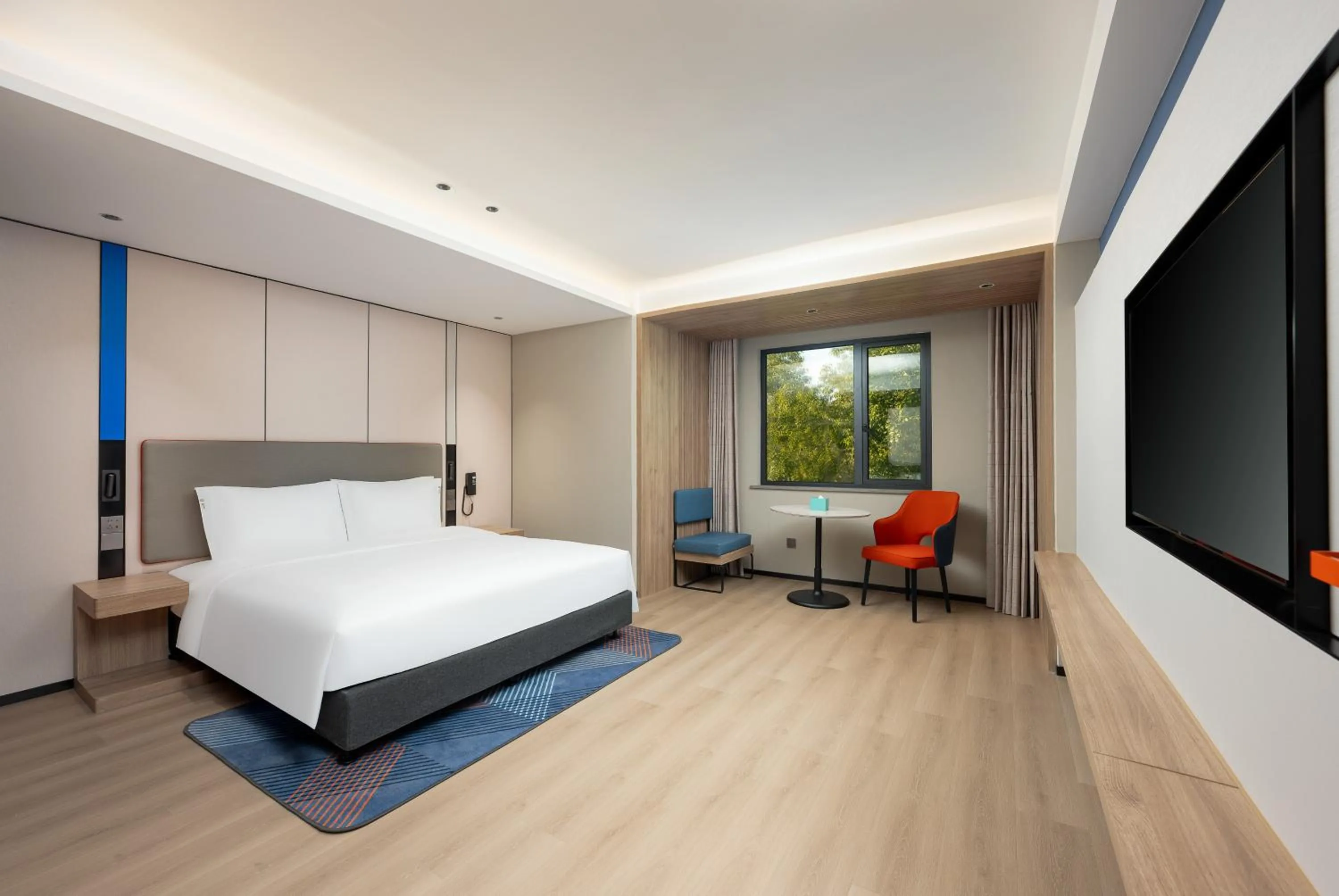 Decorative detail, Bed in Holiday Inn Express Suzhou City Center by IHG