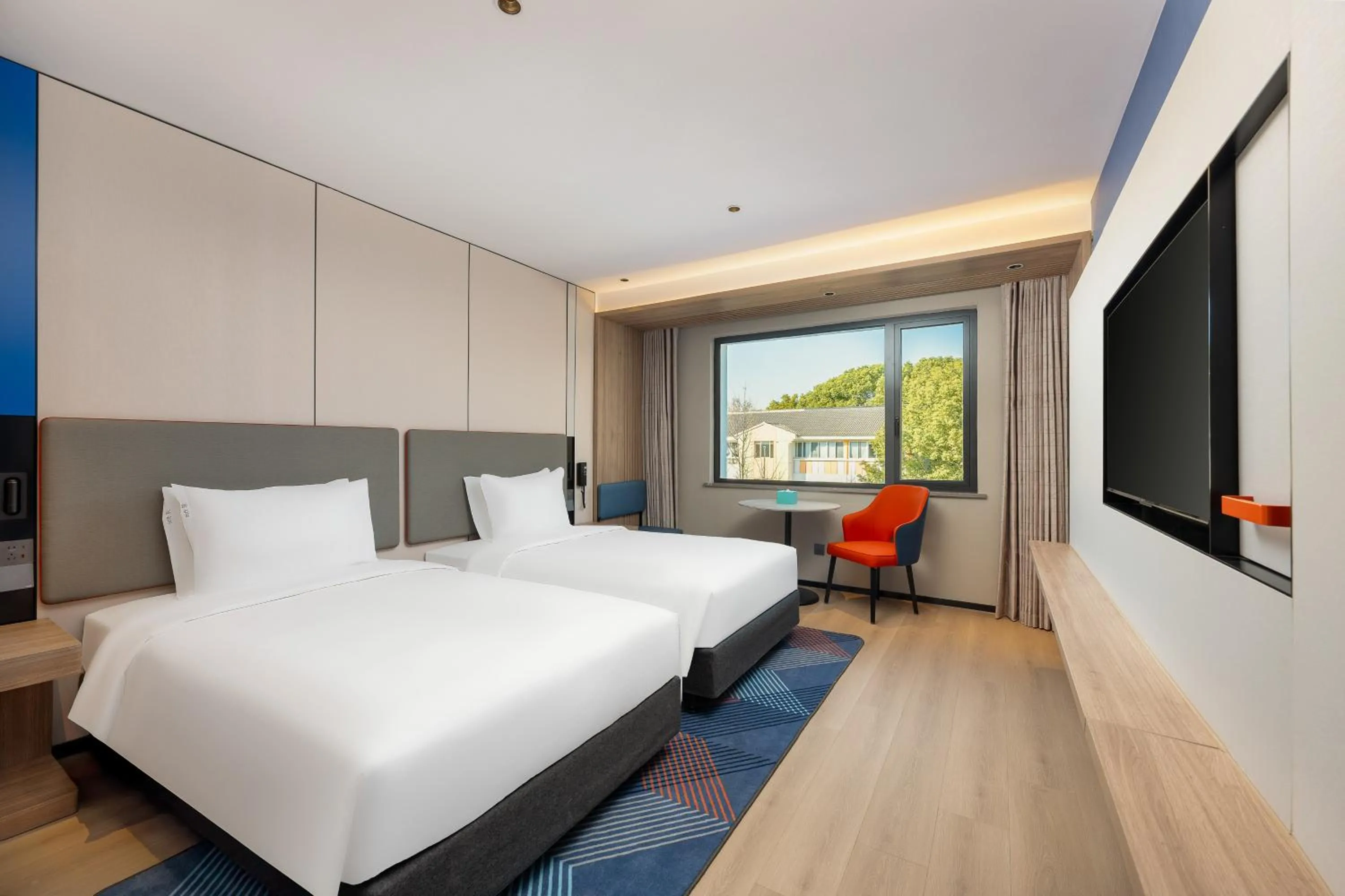 Decorative detail, Bed in Holiday Inn Express Suzhou City Center by IHG