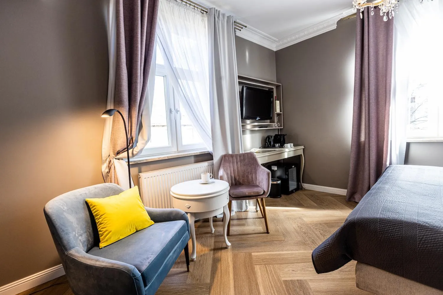 View (from property/room), Bed in Villa Antonina