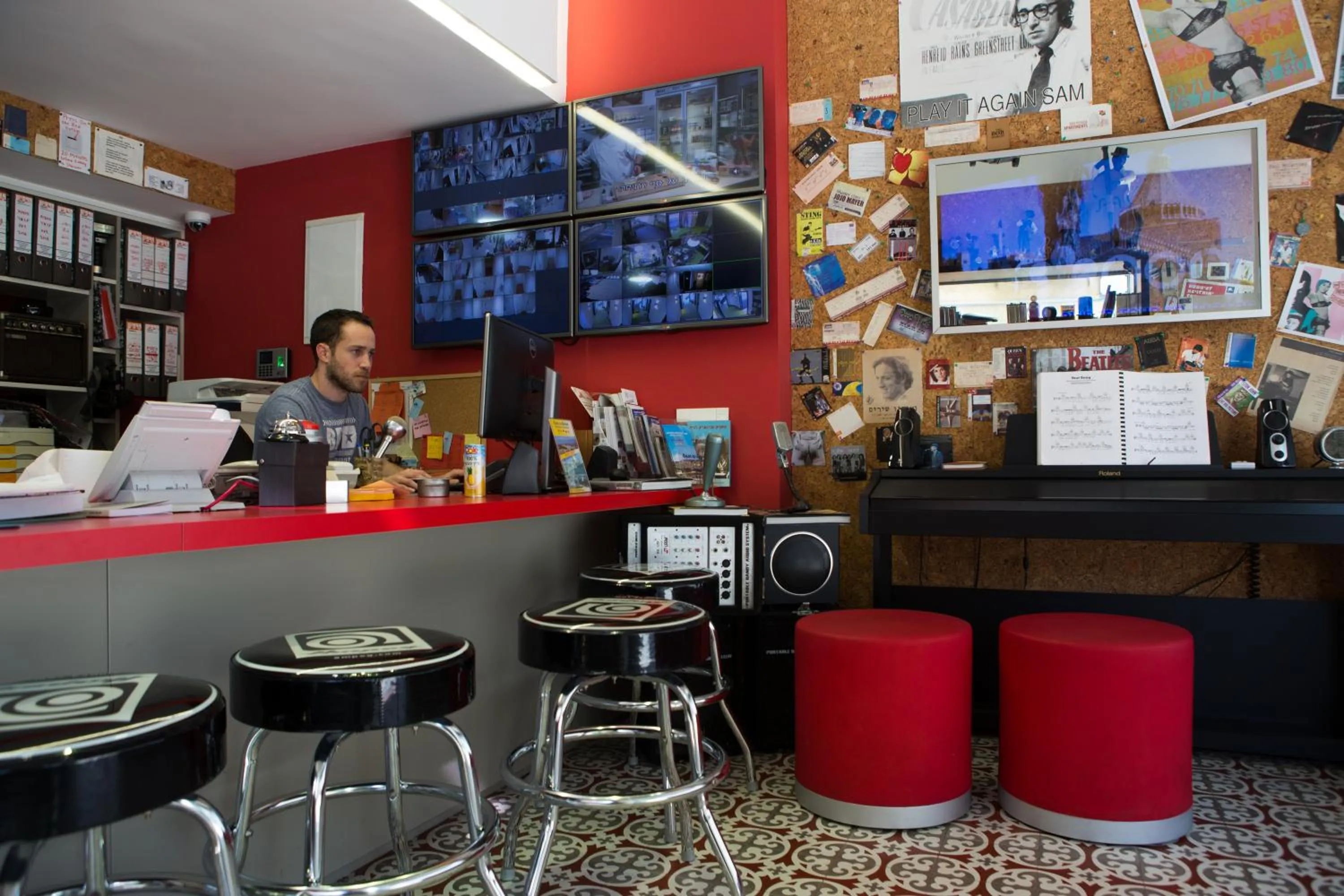 Lobby or reception in Ben Yehuda Apartments