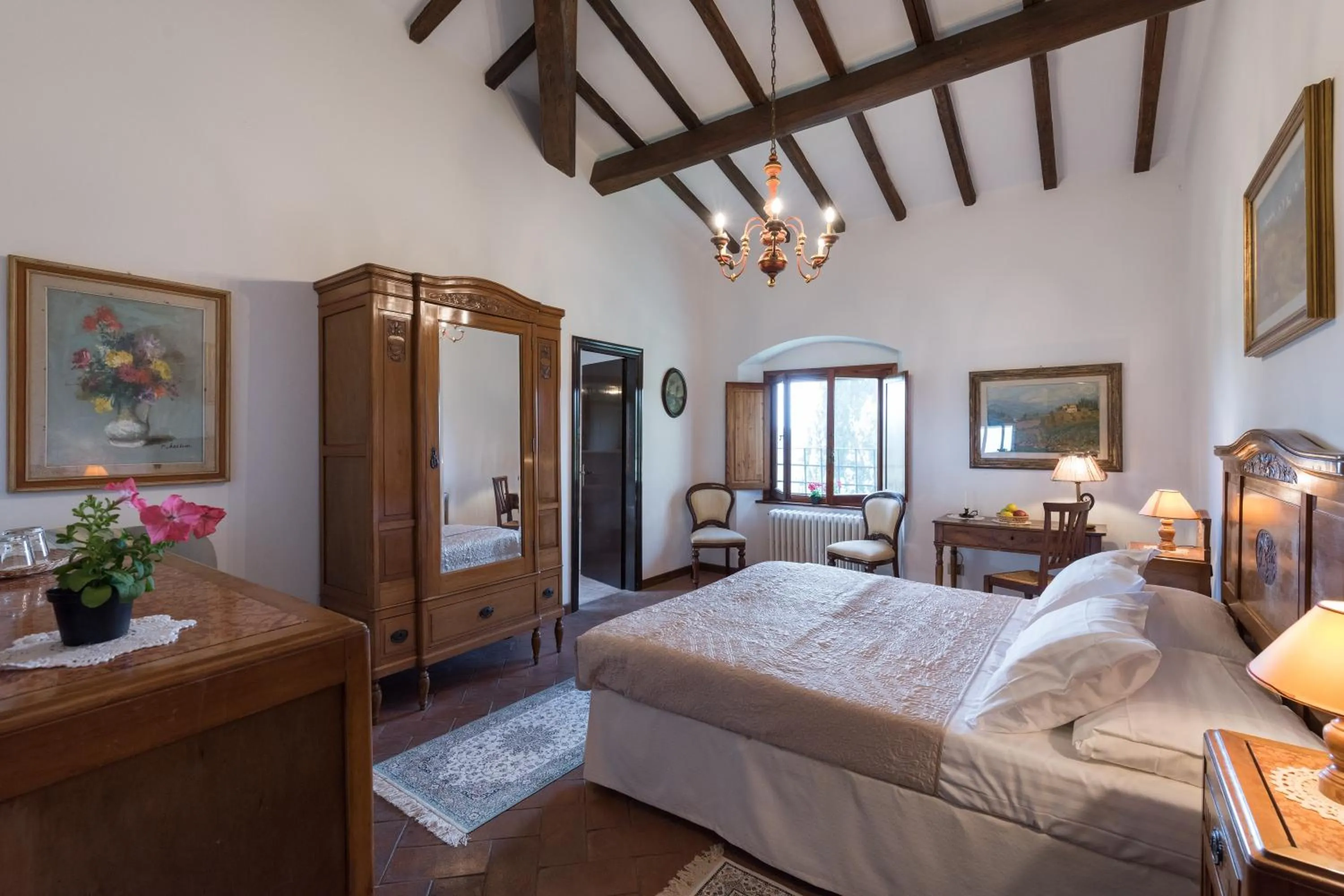 Bedroom, Bed in Relais Fattoria Valle