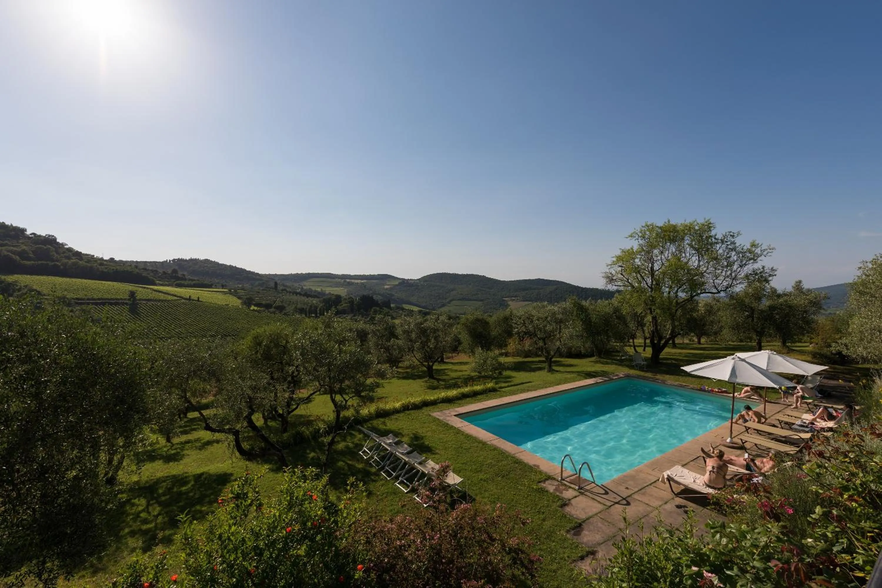Swimming pool in Relais Fattoria Valle