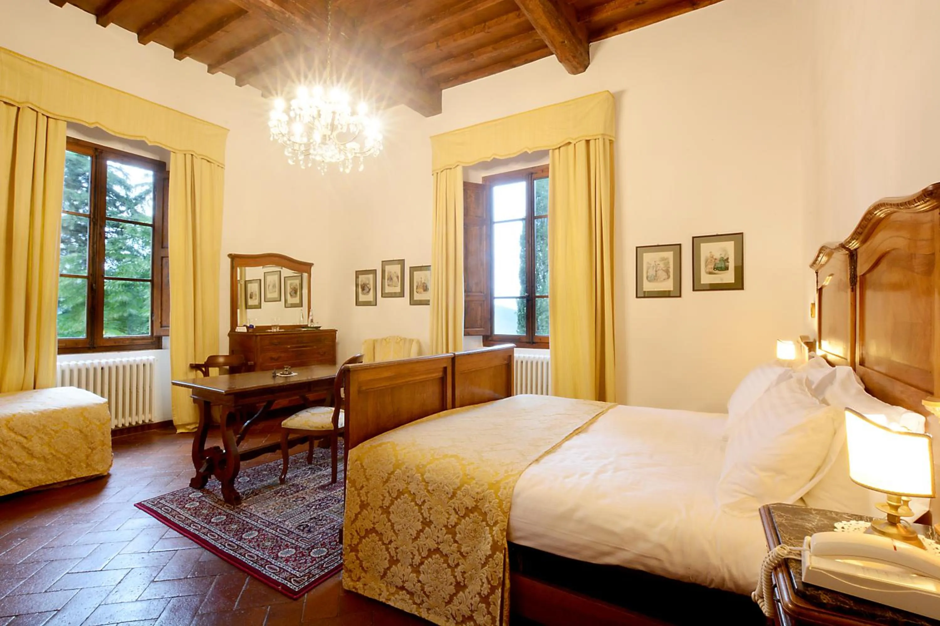 Bedroom, Bed in Relais Fattoria Valle