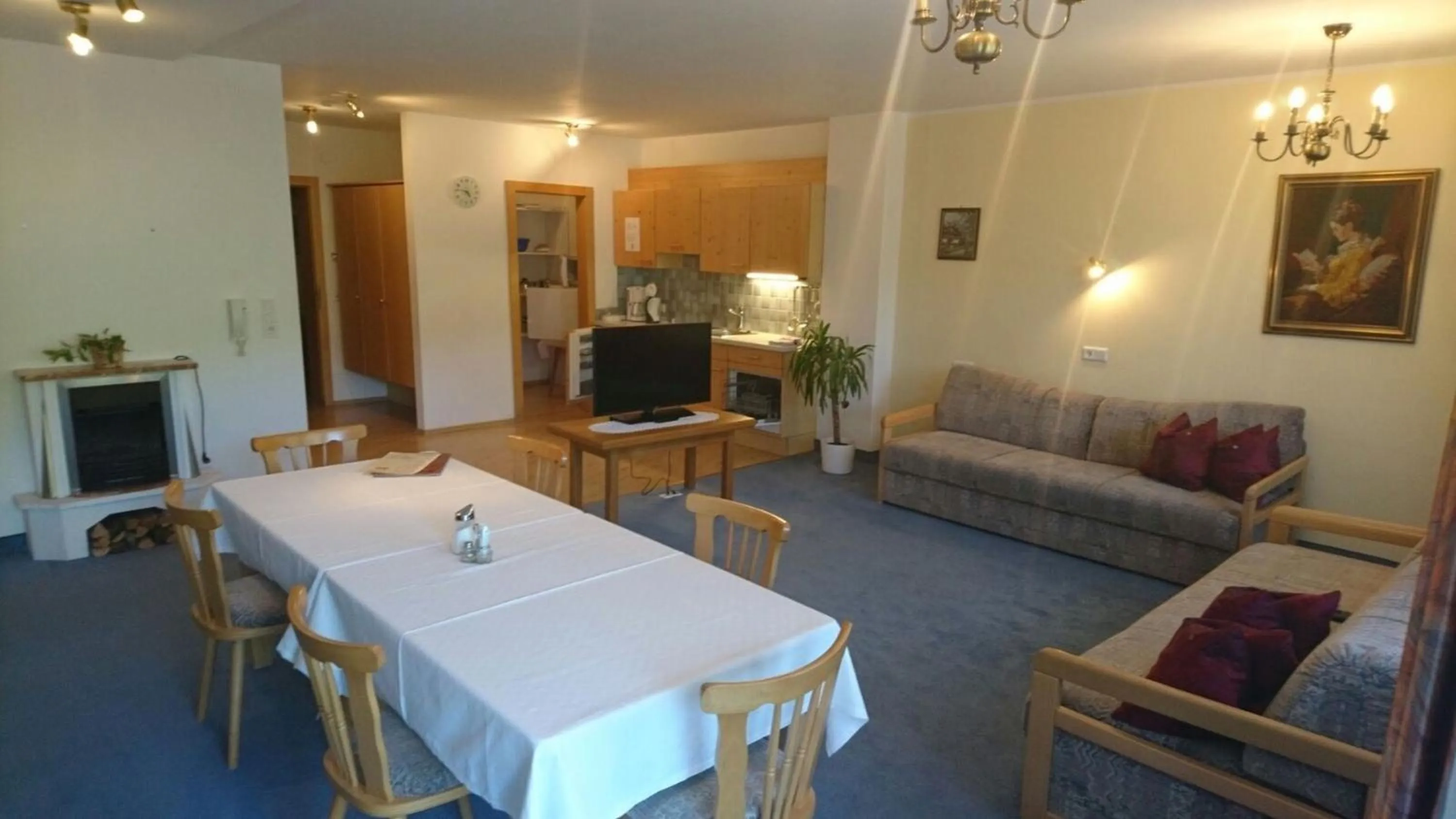 Living room in Appartementhotel Hechenberg