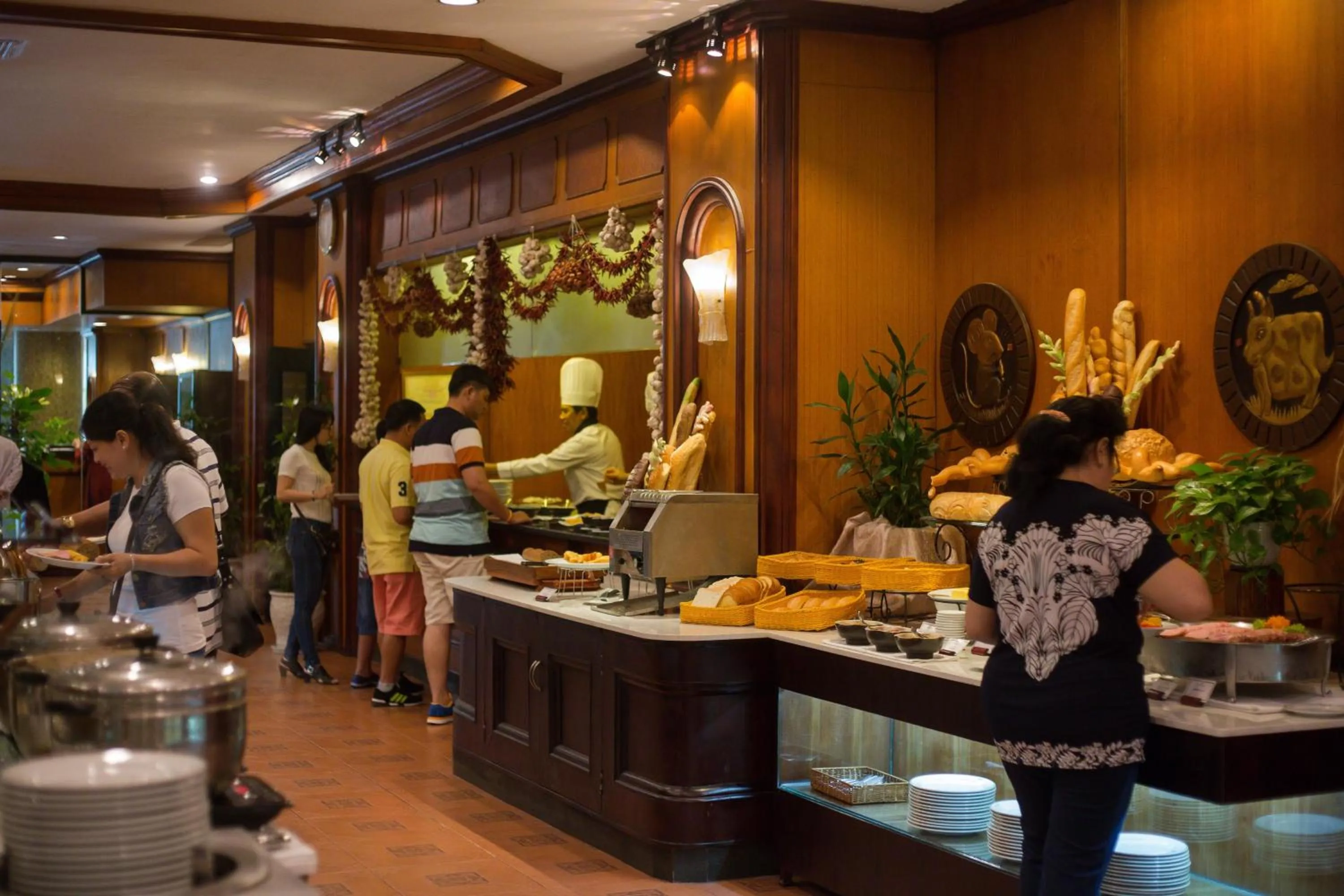 American breakfast in Halong Plaza Hotel