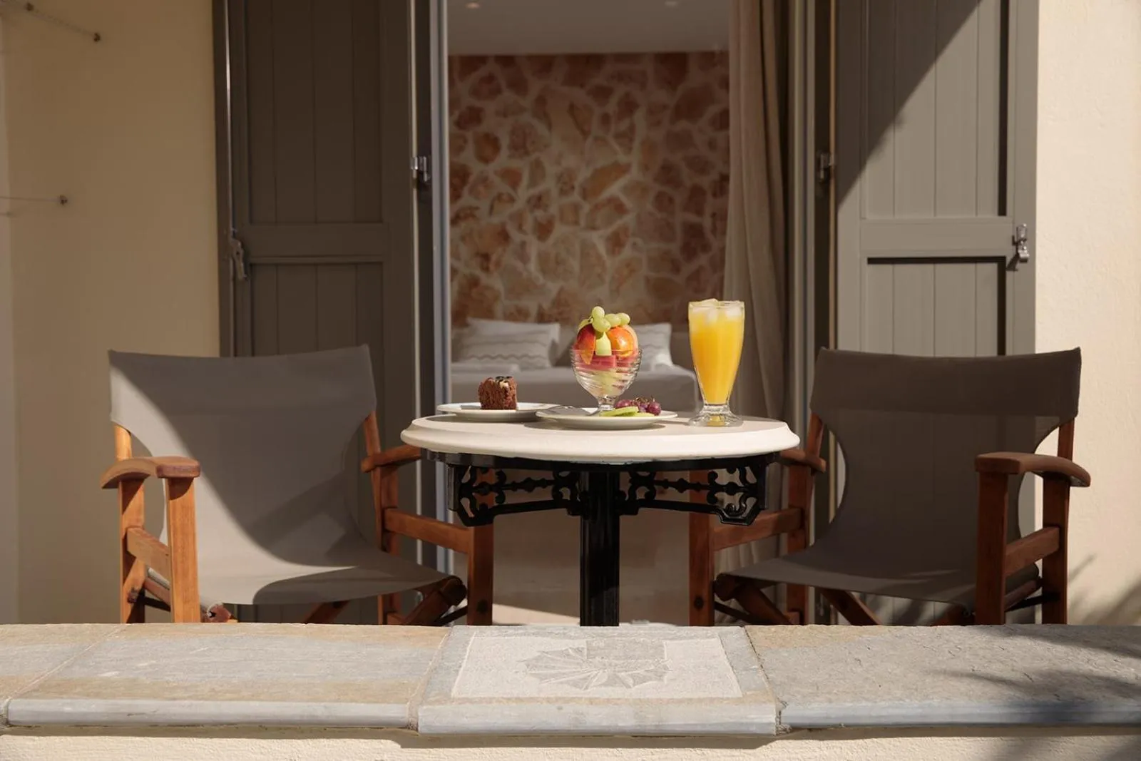 Patio in Proteas Hotel & Suites