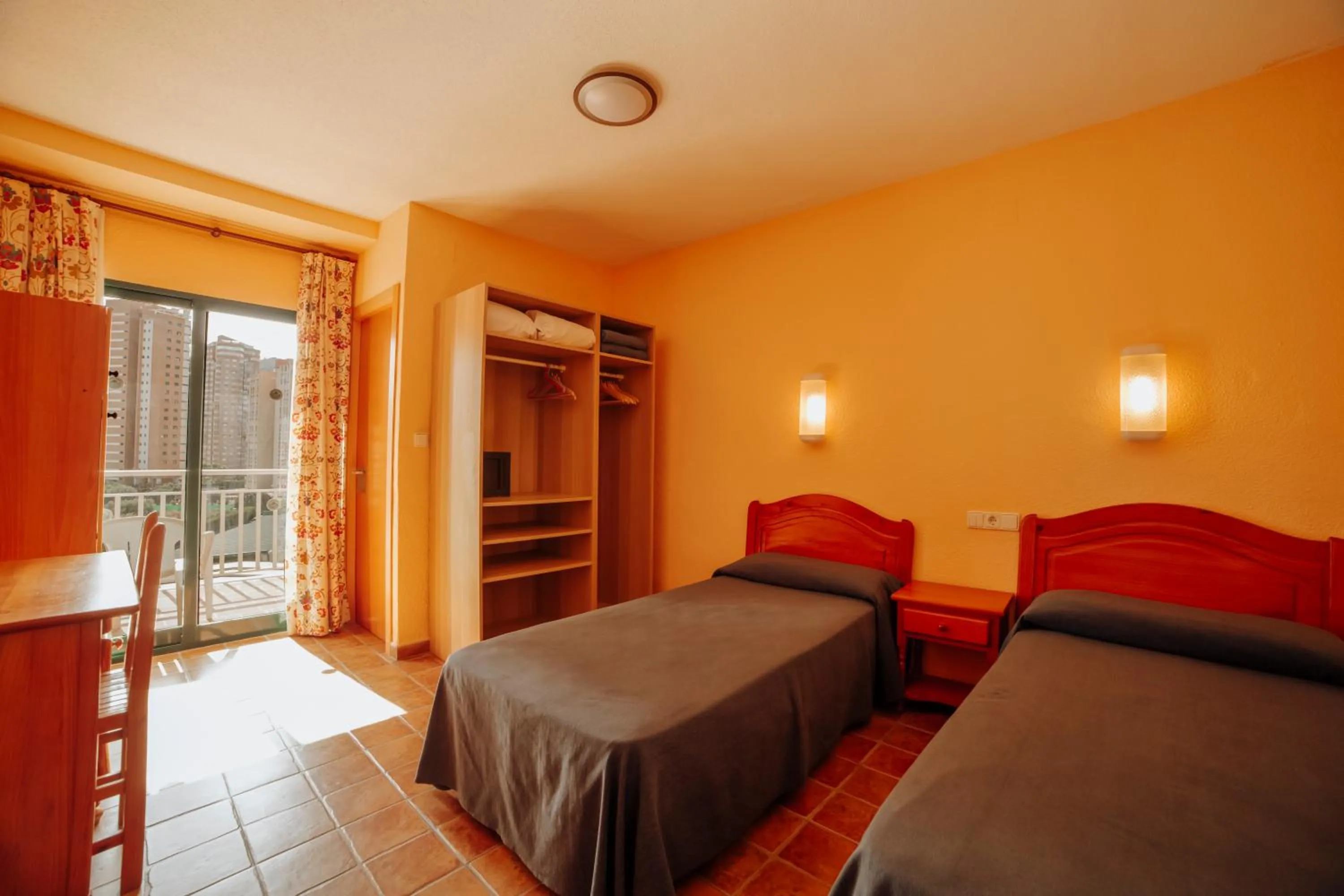 Bed in Apartamentos Palm Court