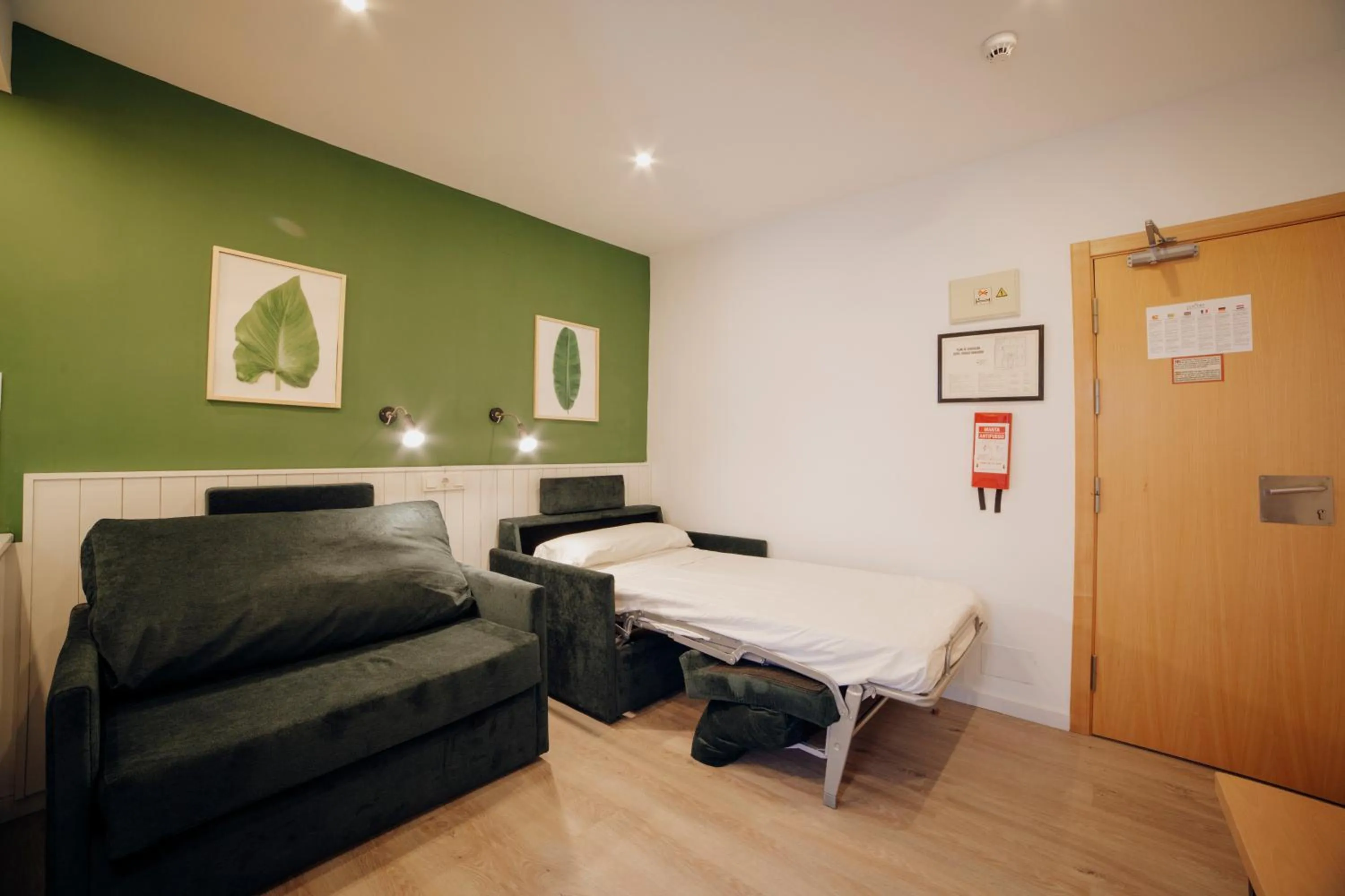 Bed in Apartamentos Palm Court