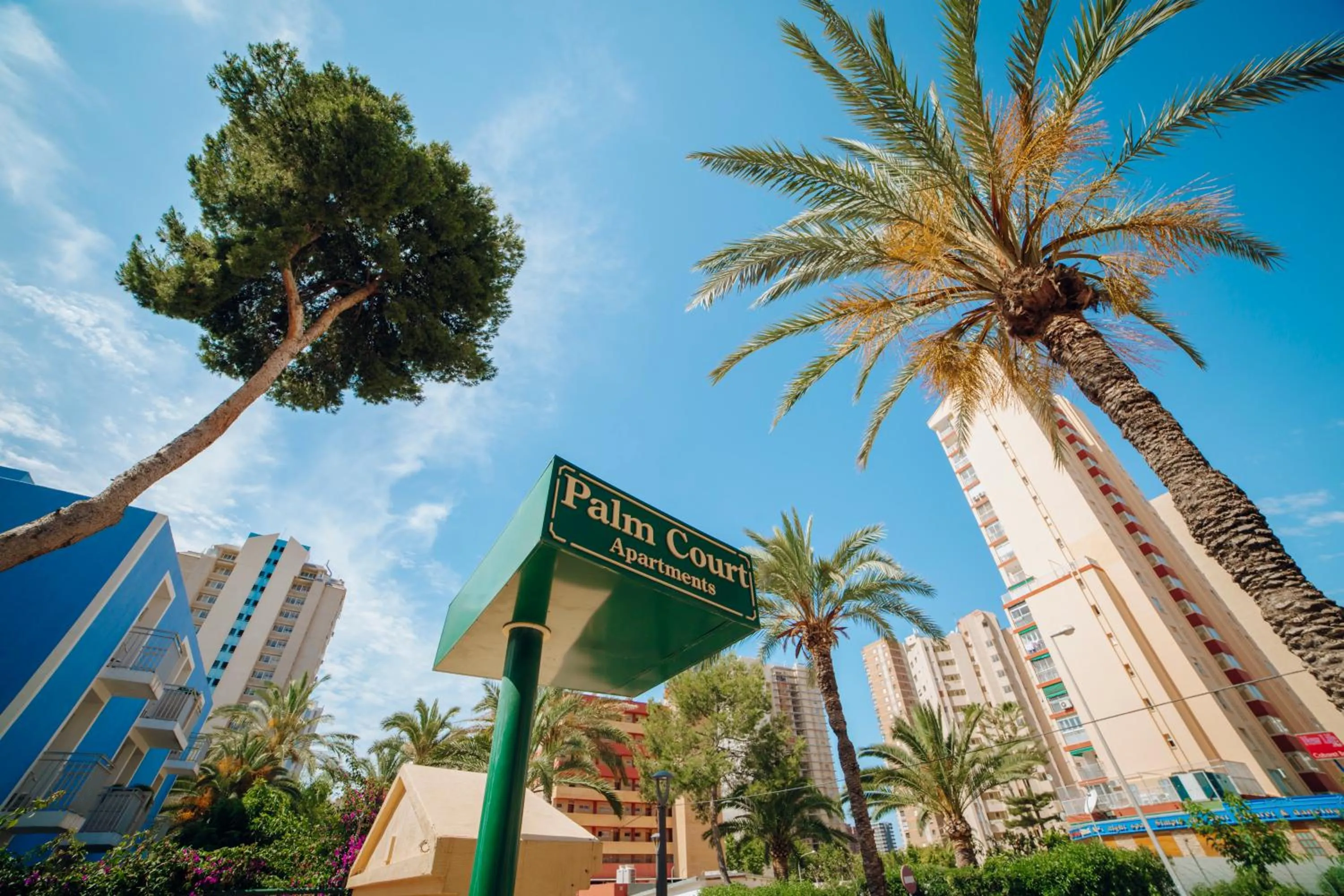 Property building in Apartamentos Palm Court