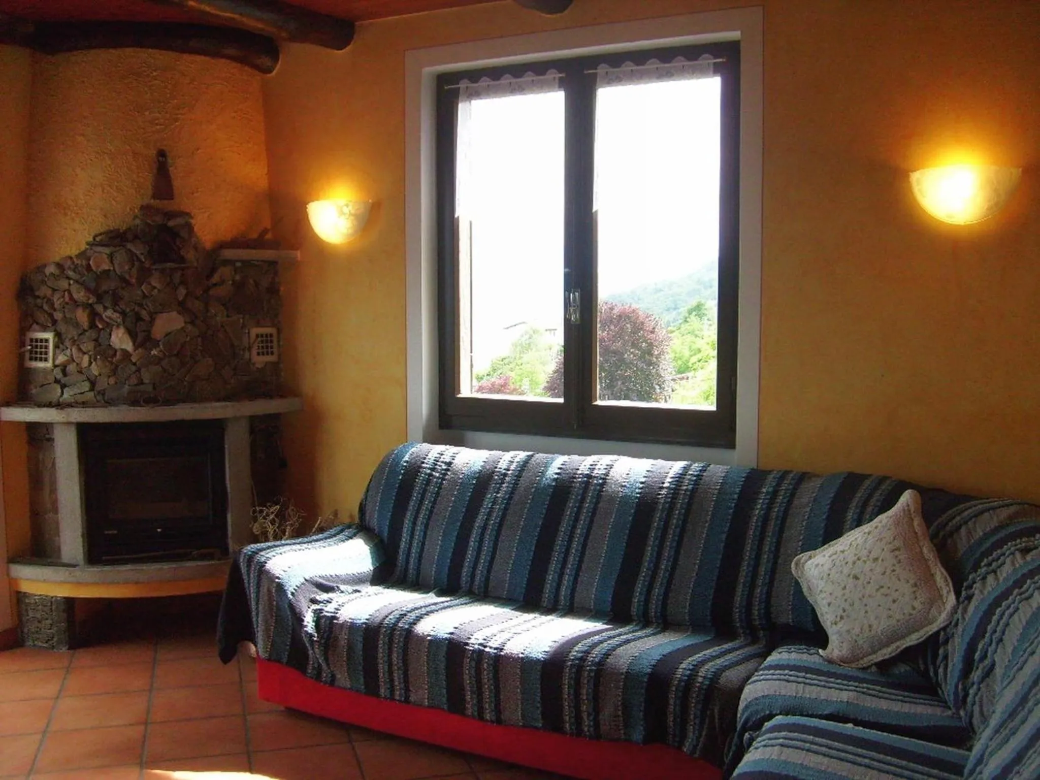 Living room in Casa Coccinella