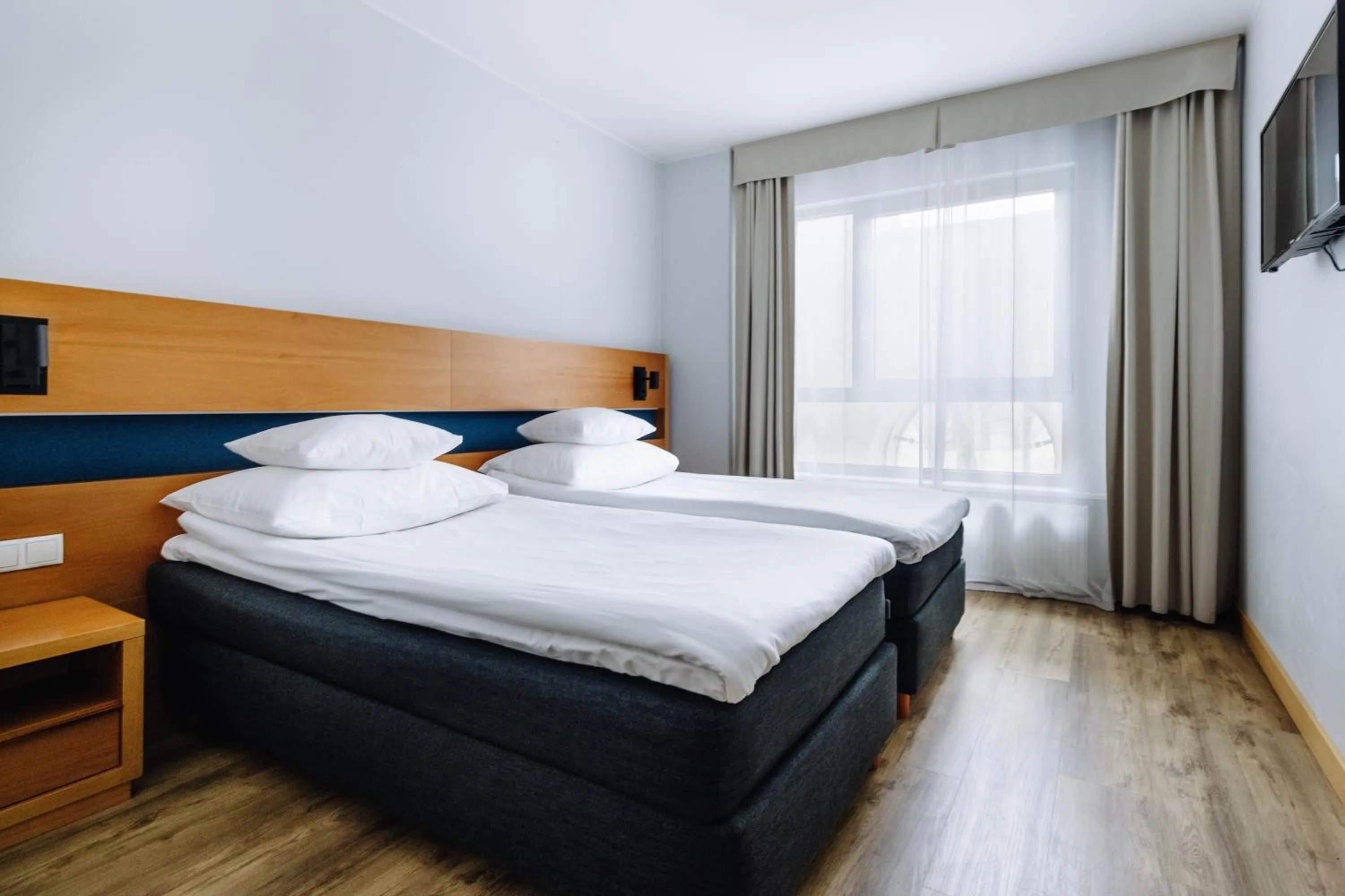 Bedroom, Bed in Hestia Hotel Ilmarine