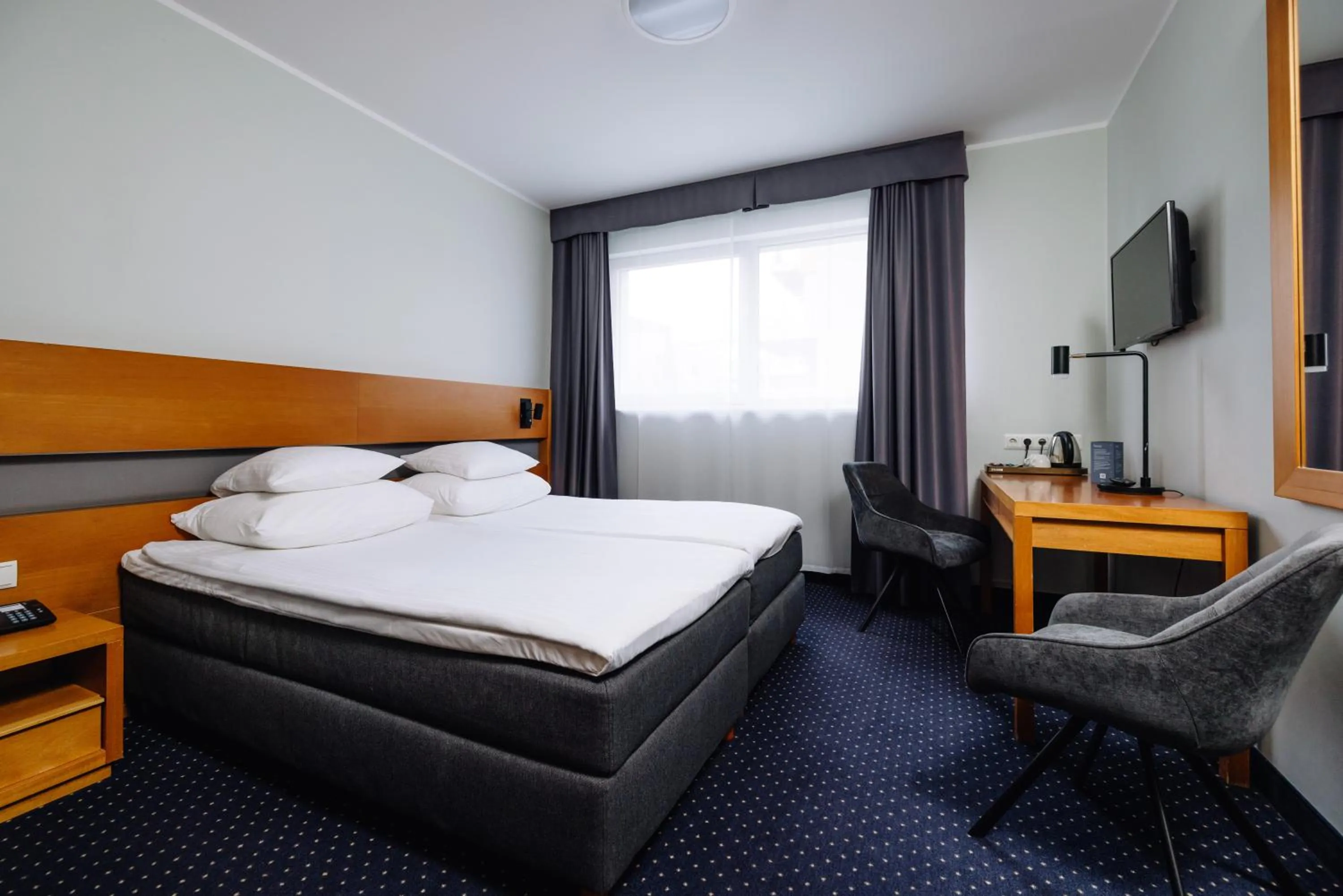 Bedroom, Bed in Hestia Hotel Ilmarine