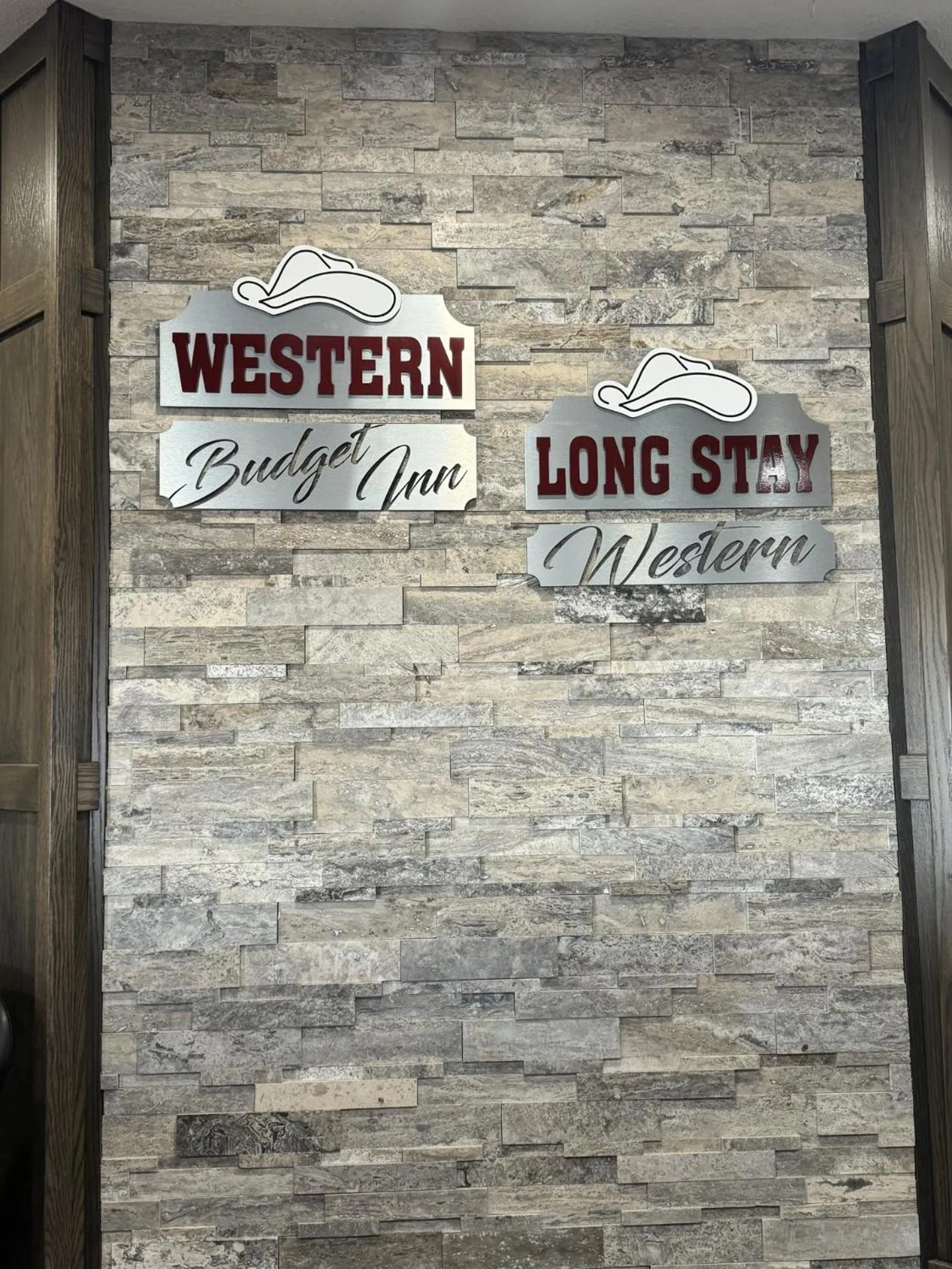 Property logo or sign in Western Budget Motel Leduc #3