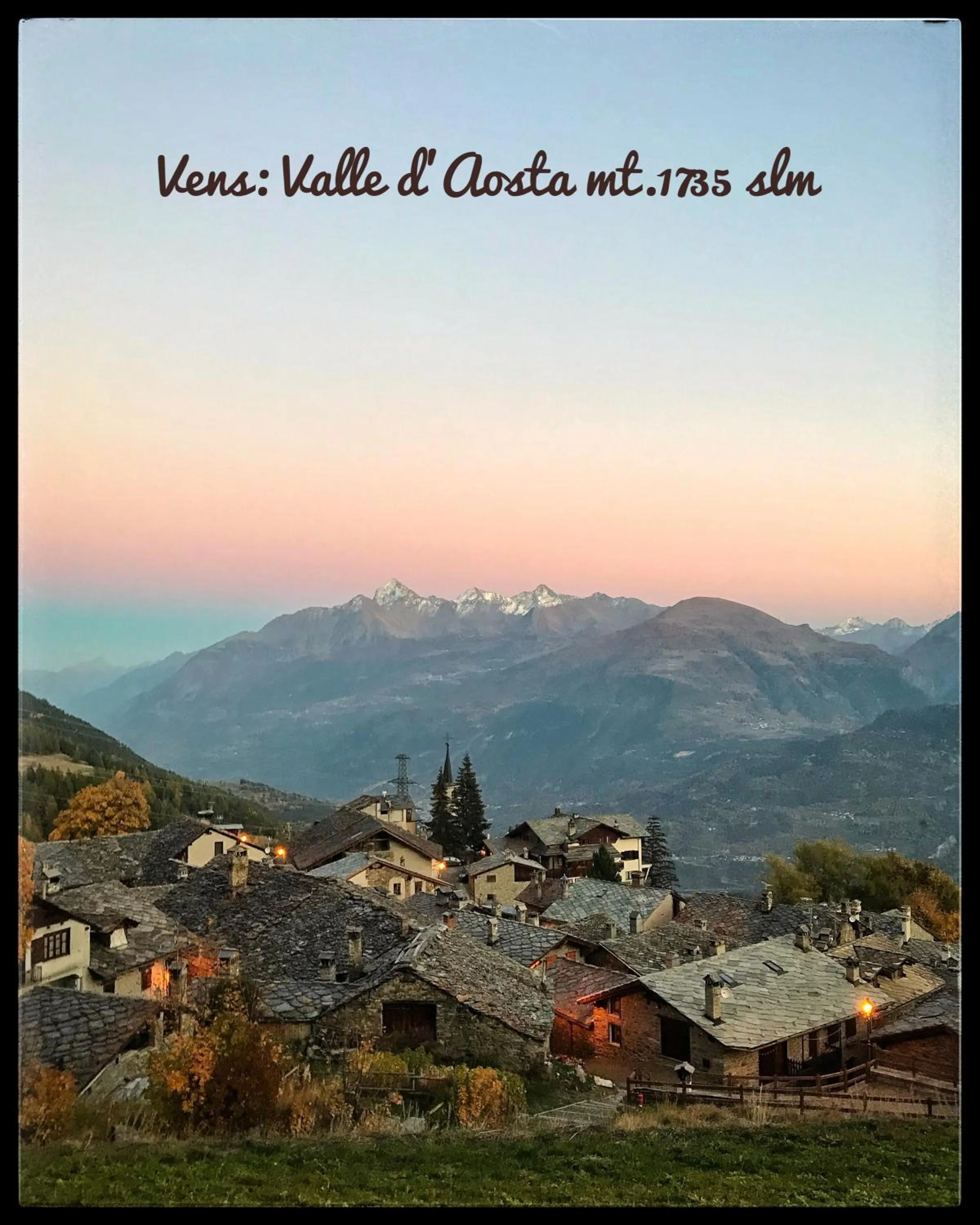 Mountain view in Hotel Ristoro Vagneur