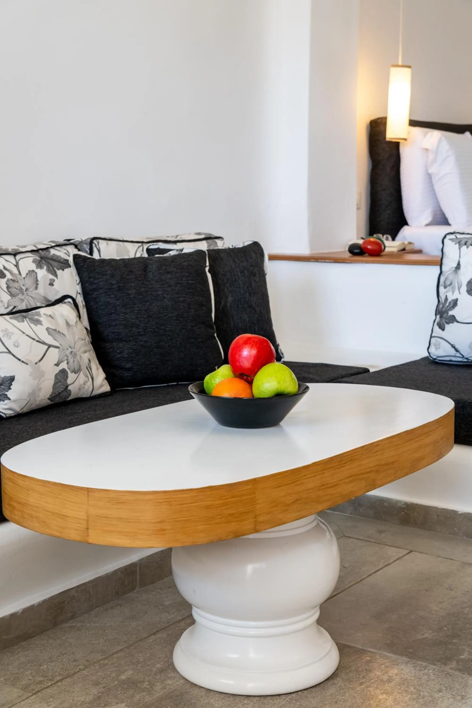 Seating area in Amaze Suites