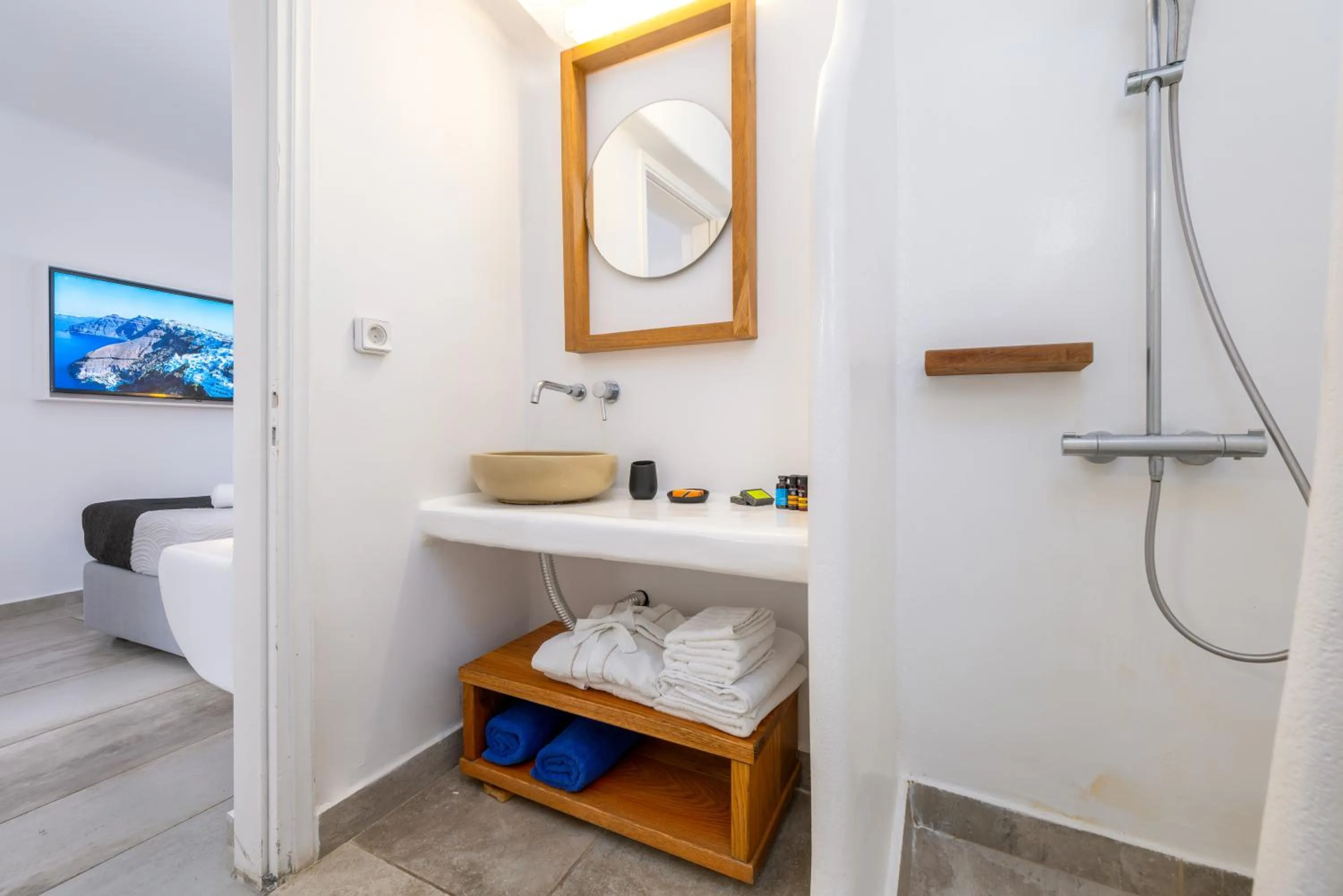 Bathroom in Amaze Suites