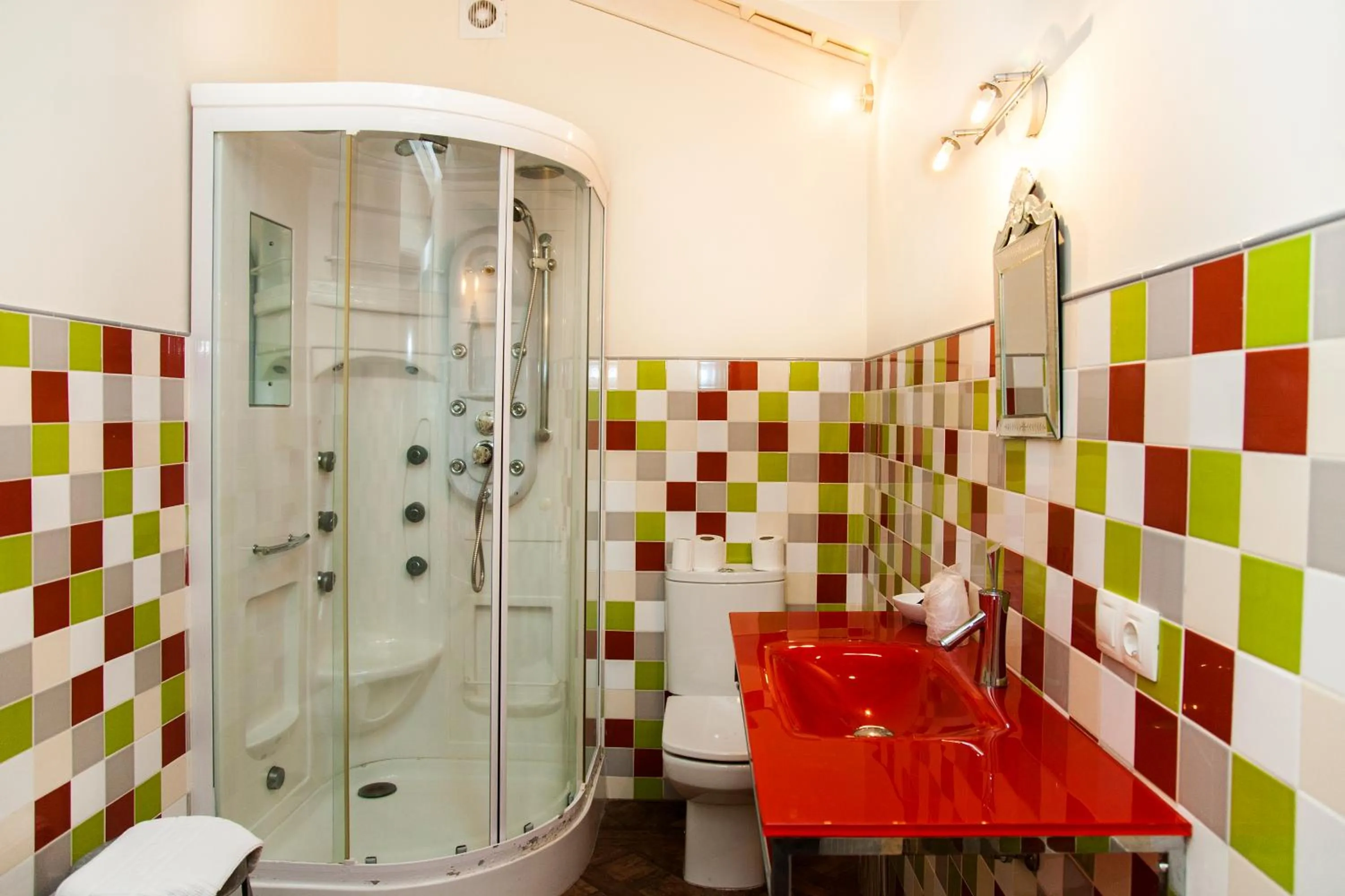 Bathroom in Abadía San Martín