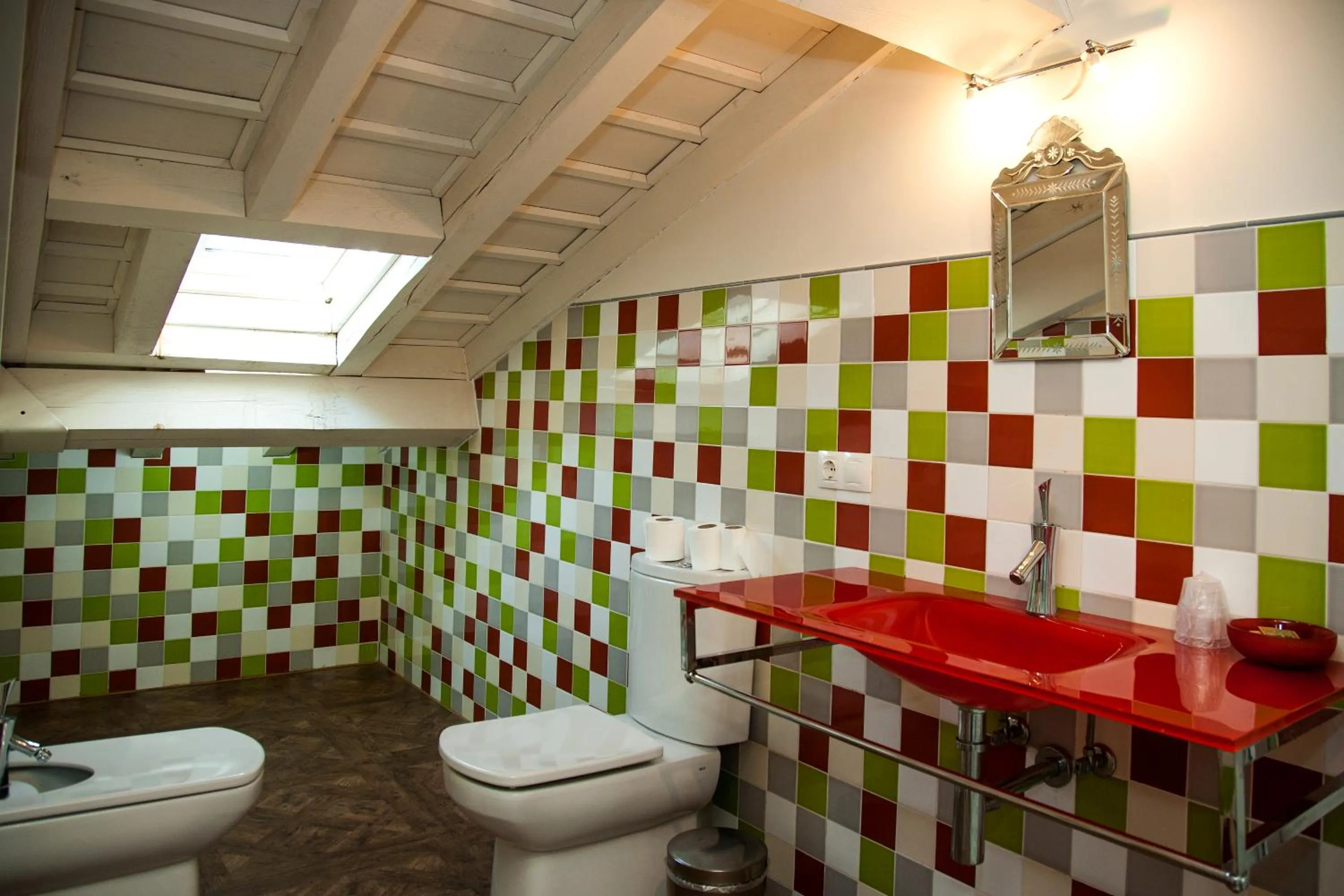 Bathroom in Abadía San Martín