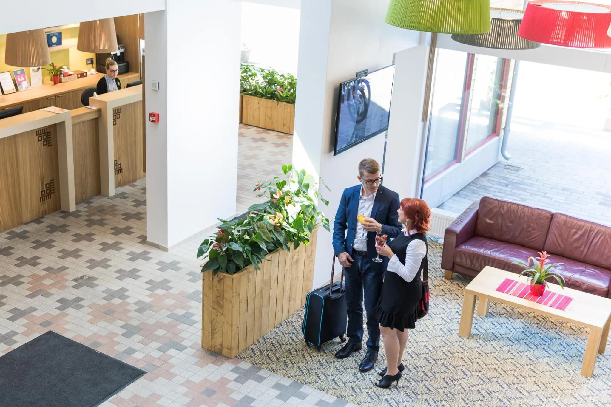 Lobby or reception, Bed in Kubija Hotel and NatureSpa