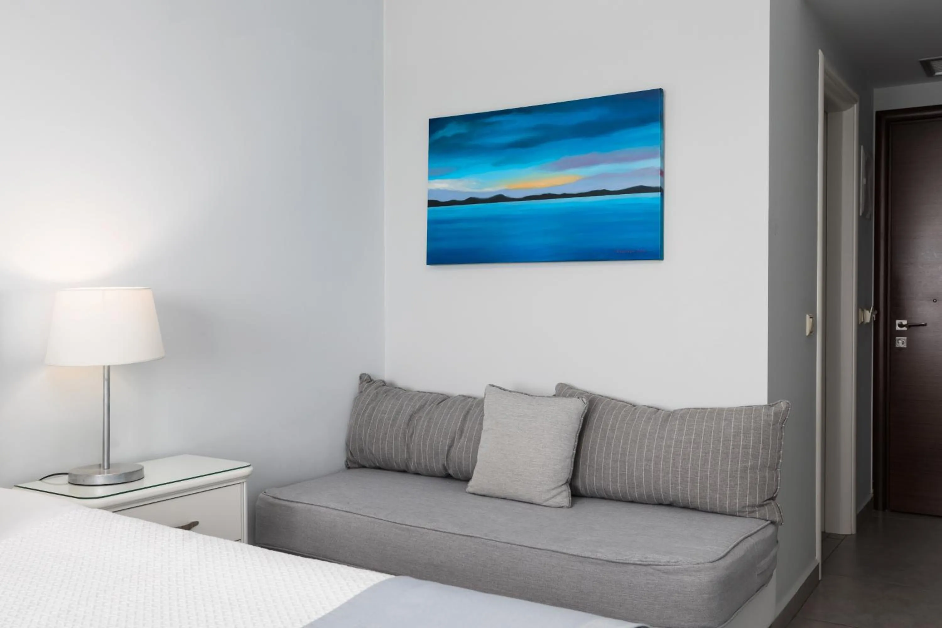 Property building, Bed in Kymata Hotel