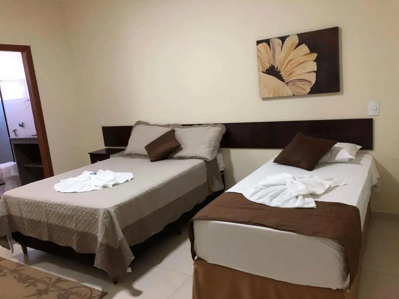 Bed in Hotel Martins