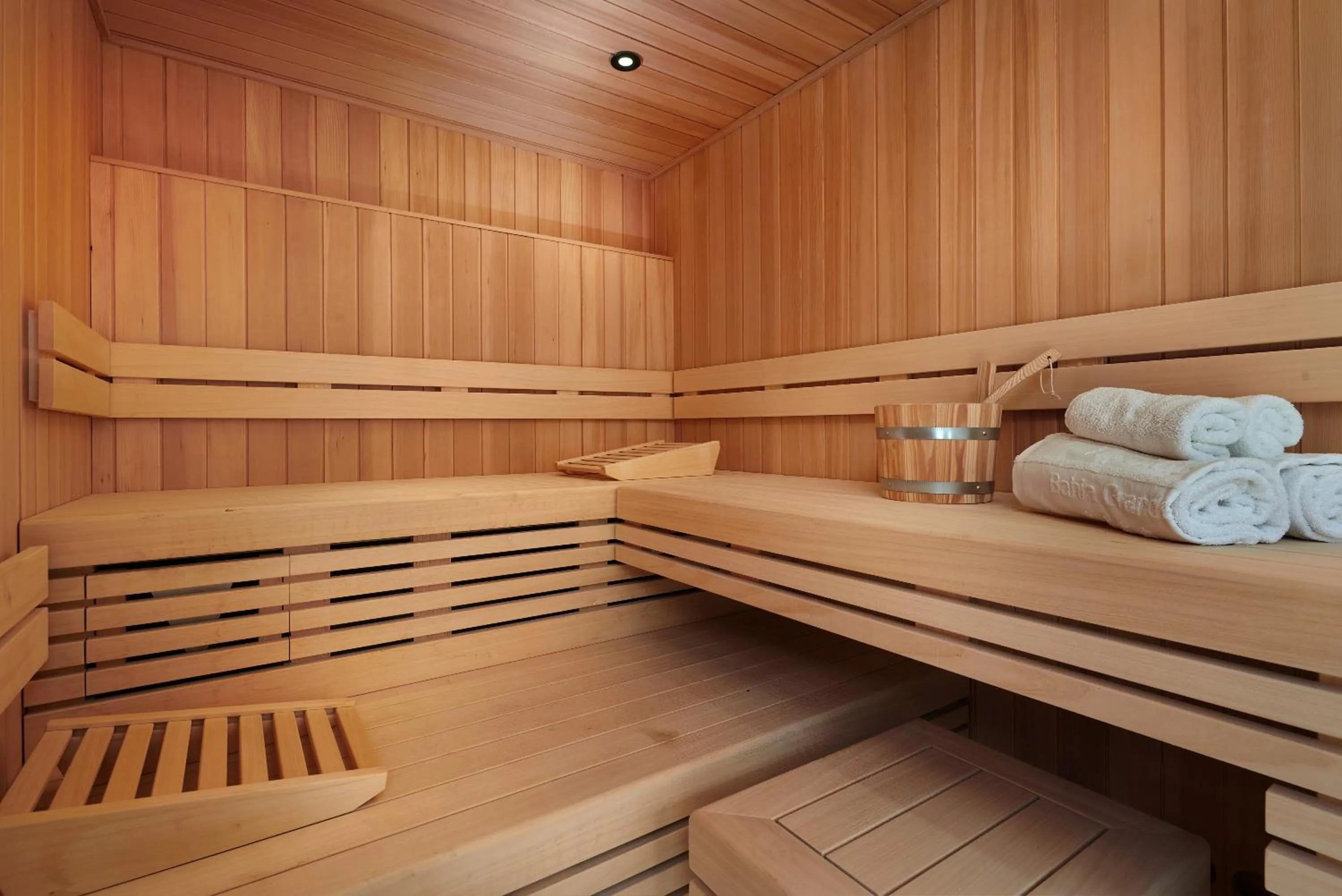 Sauna in Hipotels Bahía Grande Aparthotel