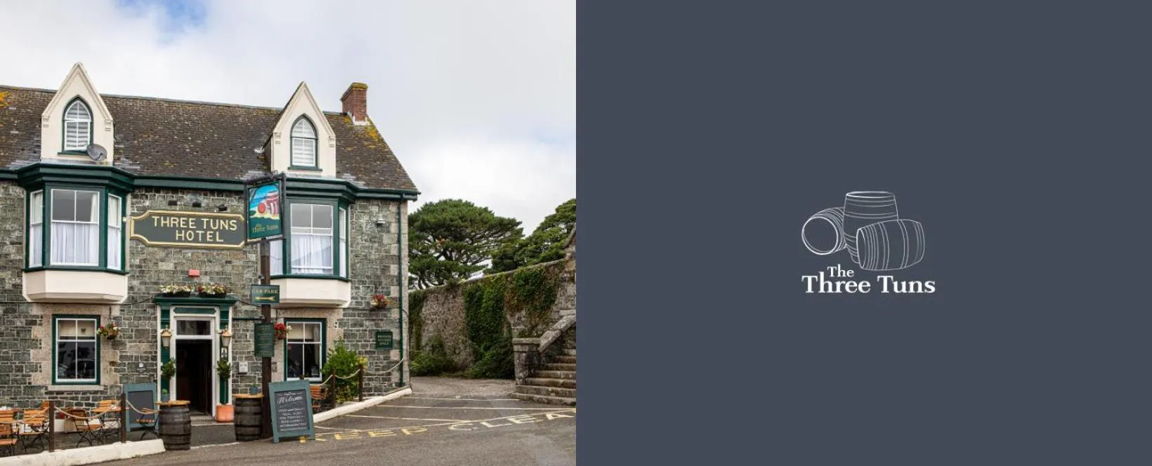 Property logo or sign in The Three Tuns