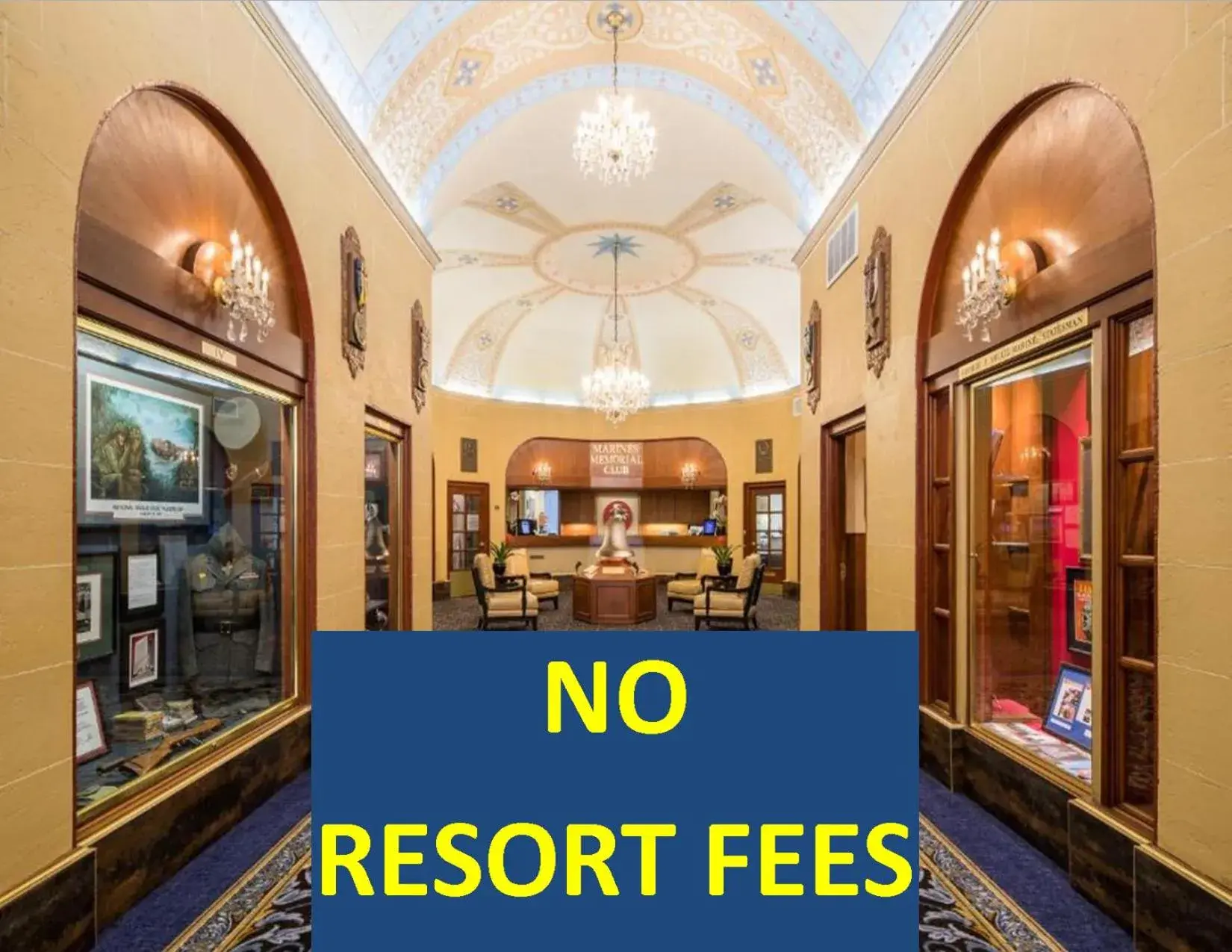 Lobby or reception in Marines' Memorial Club & Hotel Union Square Lobby or reception in Marines' Memorial Club & Hotel Union Square