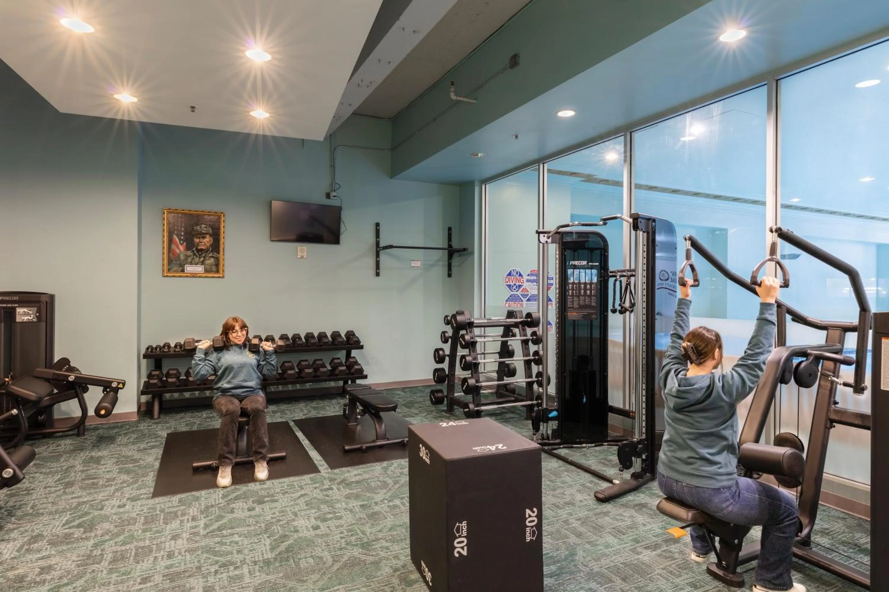 Fitness centre/facilities in Marines' Memorial Club & Hotel Union Square