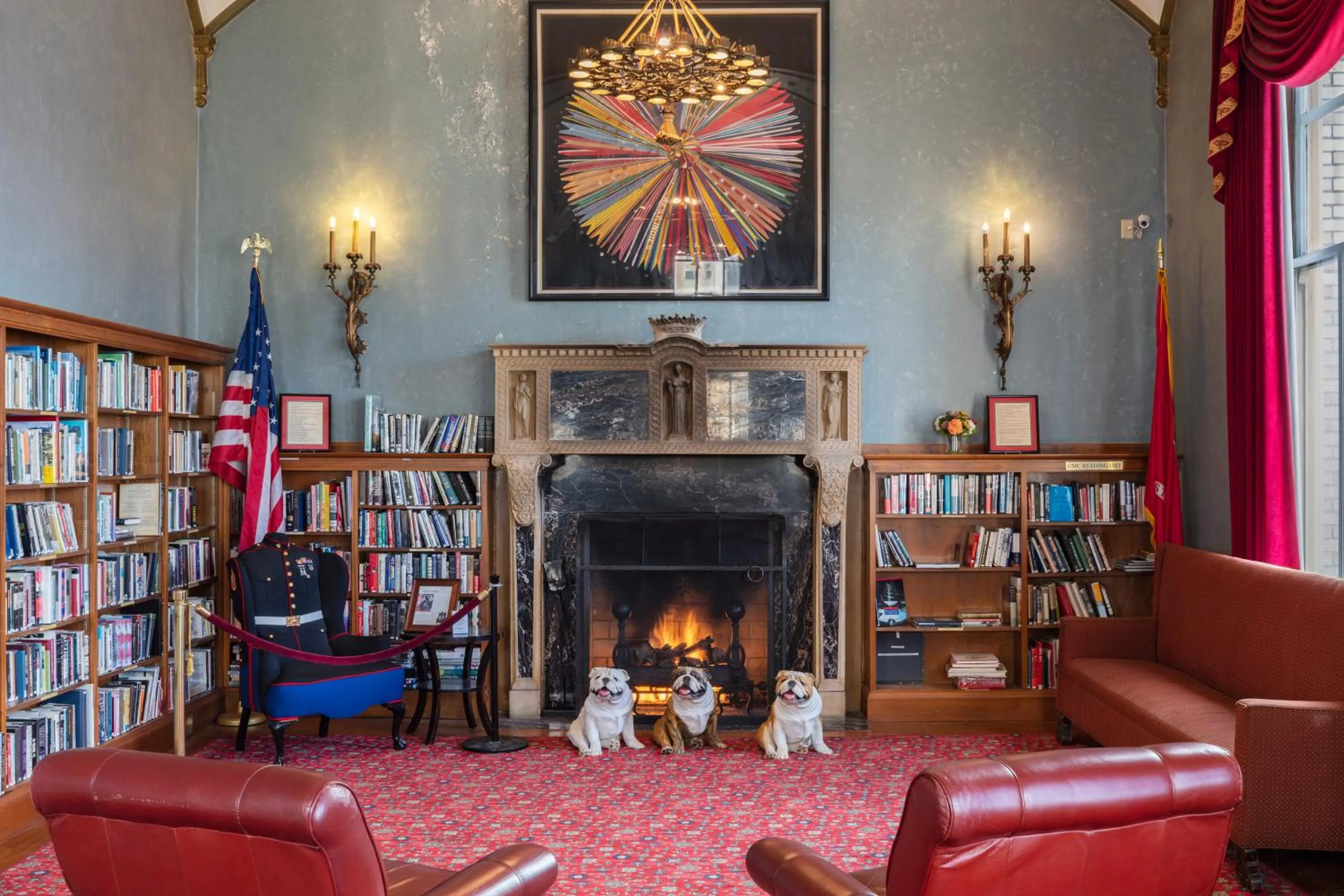 Library in Marines' Memorial Club & Hotel Union Square