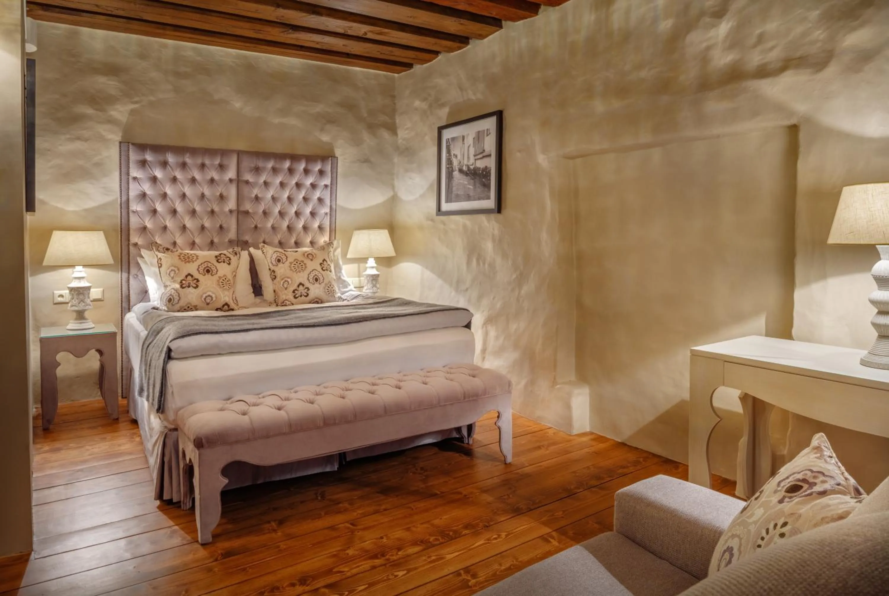 Photo of the whole room, Bed in Schlössle Hotel - Small Luxury Hotels of the World