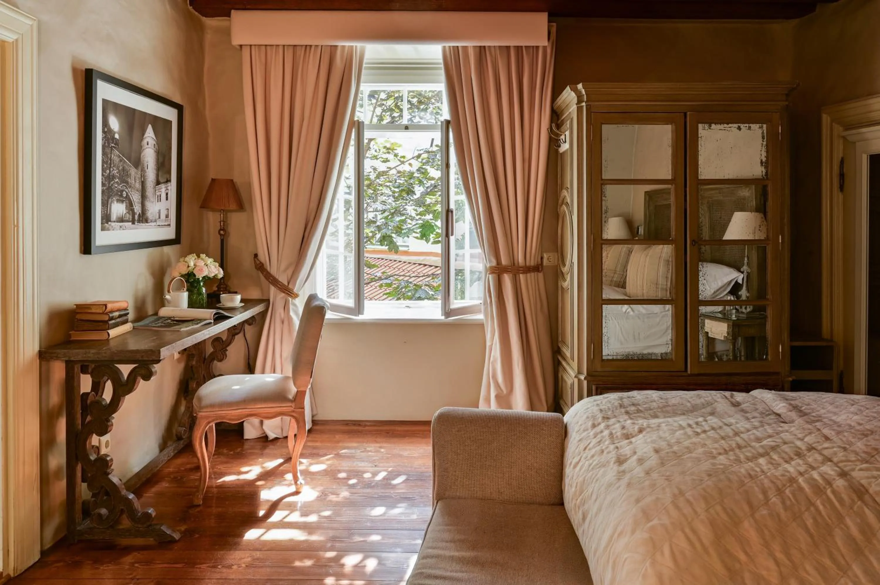 Bed in Schlössle Hotel - Small Luxury Hotels of the World