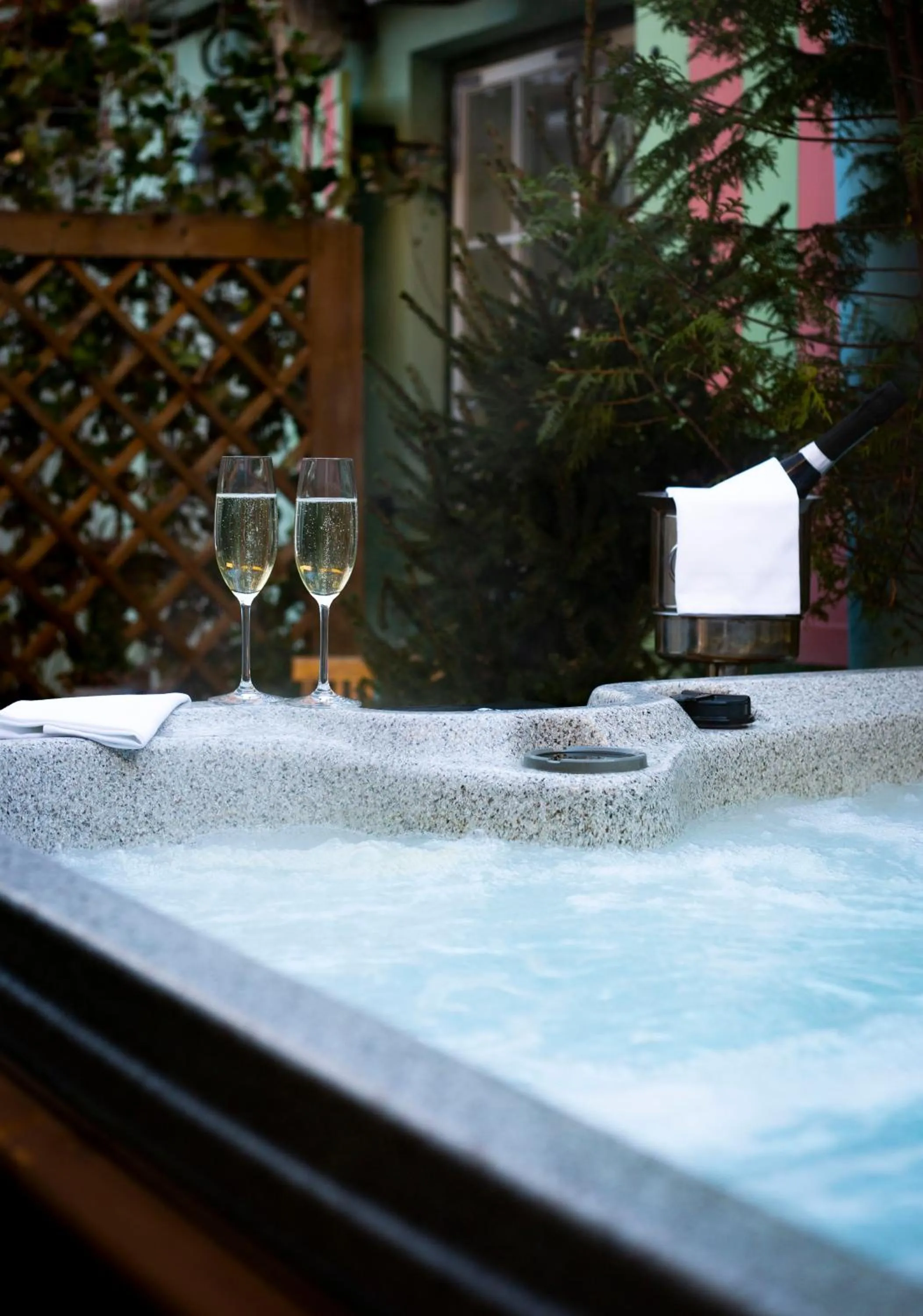 Hot Tub in Schlössle Hotel - Small Luxury Hotels of the World