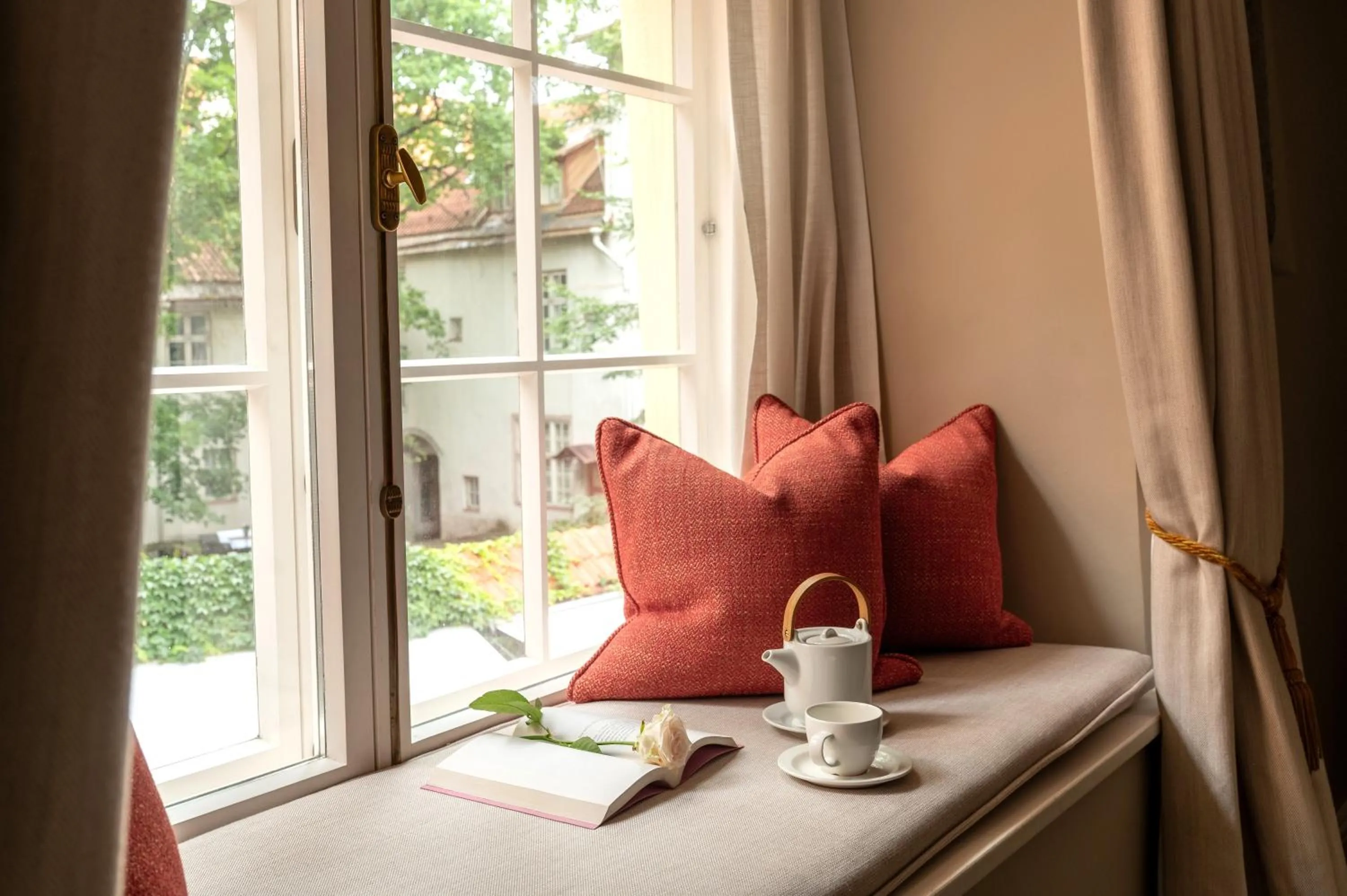 Garden view in Schlössle Hotel - Small Luxury Hotels of the World