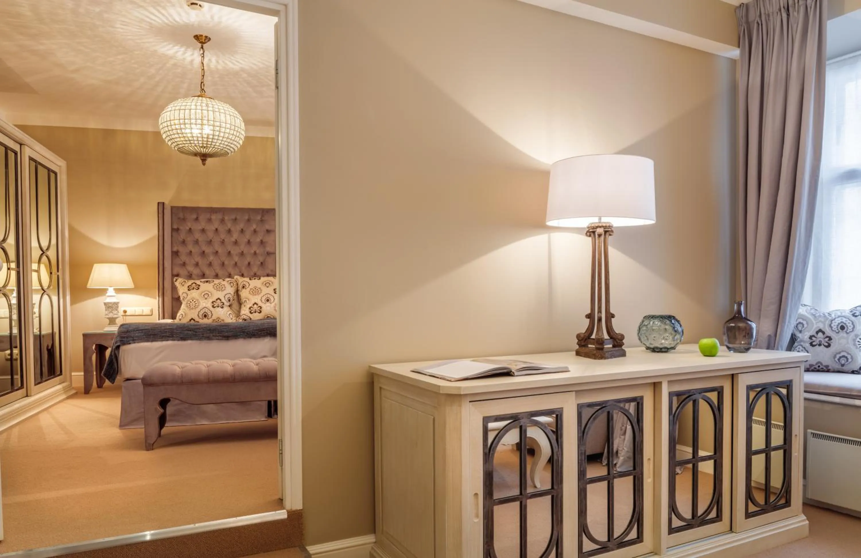 Photo of the whole room, Bed in Schlössle Hotel - Small Luxury Hotels of the World