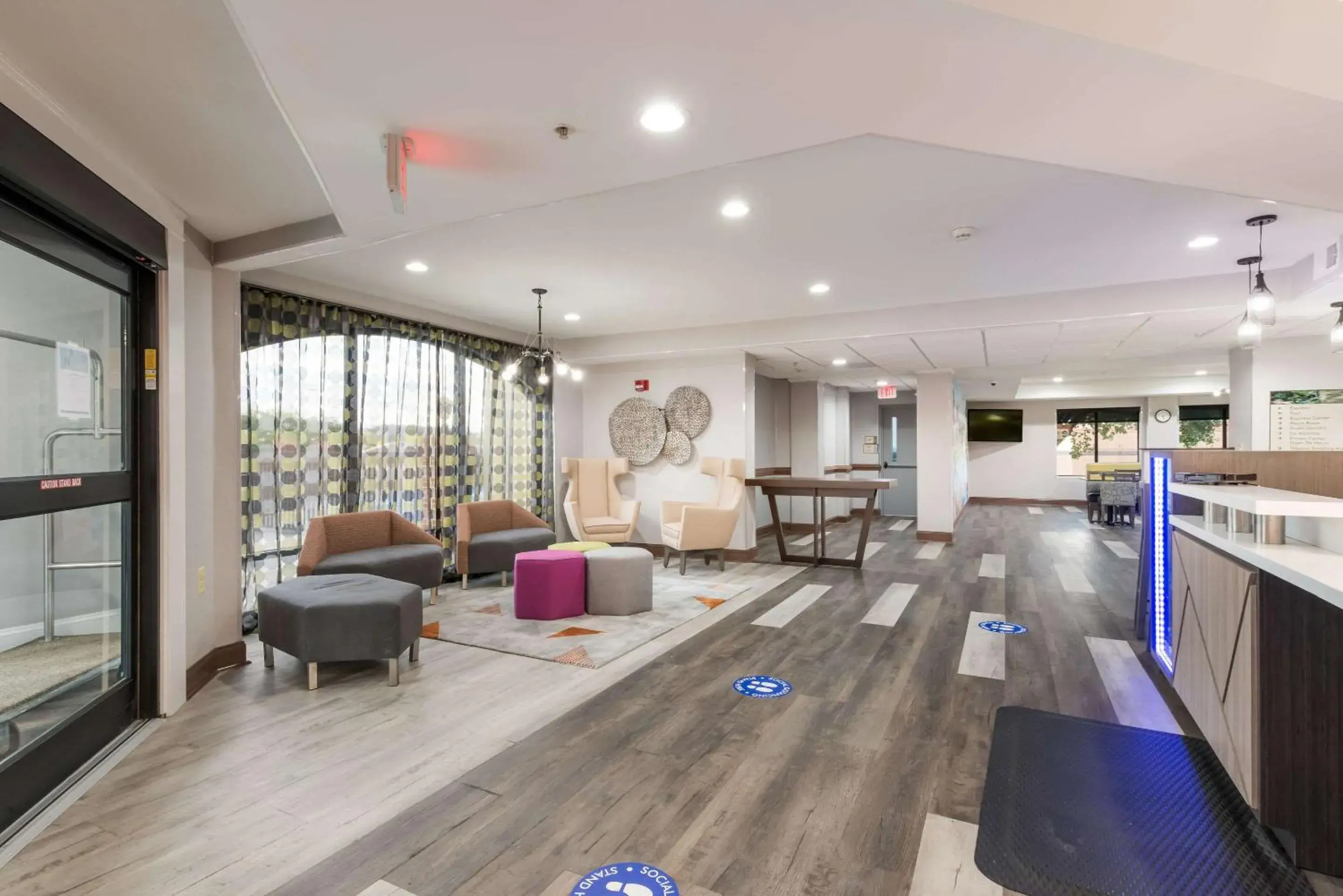 Lobby or reception in Clarion Pointe Greensboro Airport Lobby or reception in Clarion Pointe Greensboro Airport