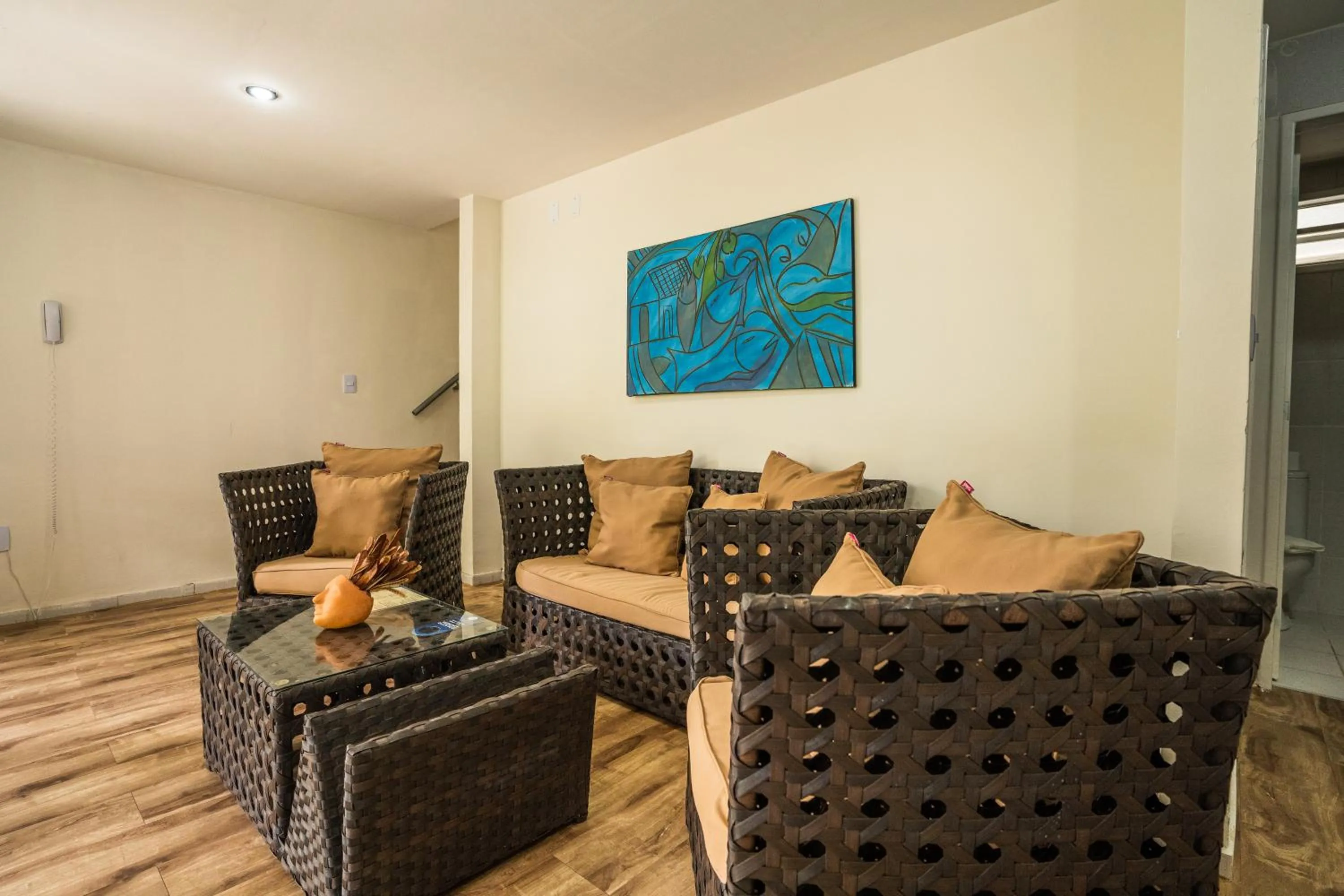 Living room in Hotel Pipa Atlântico