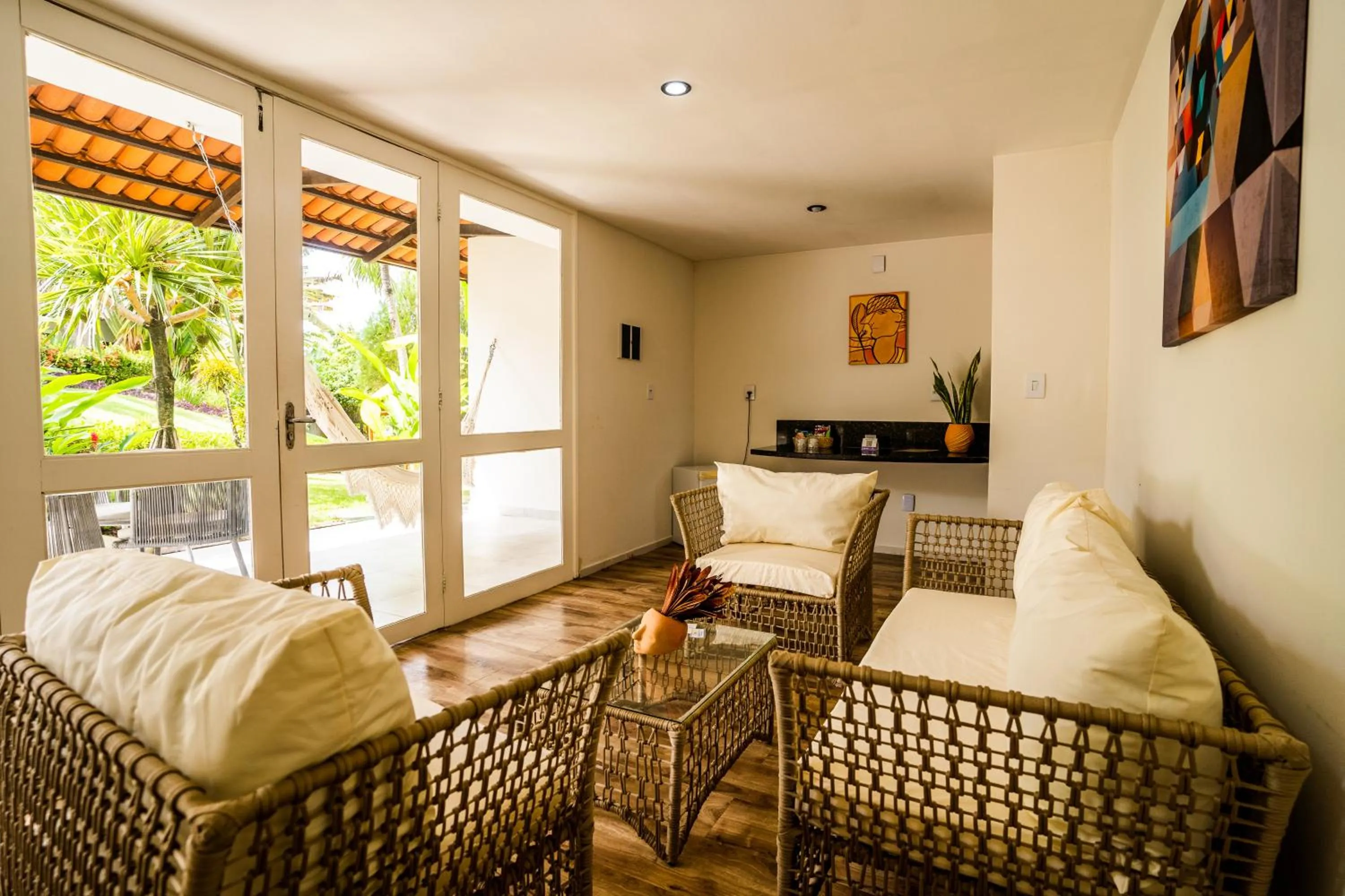 Living room in Hotel Pipa Atlântico