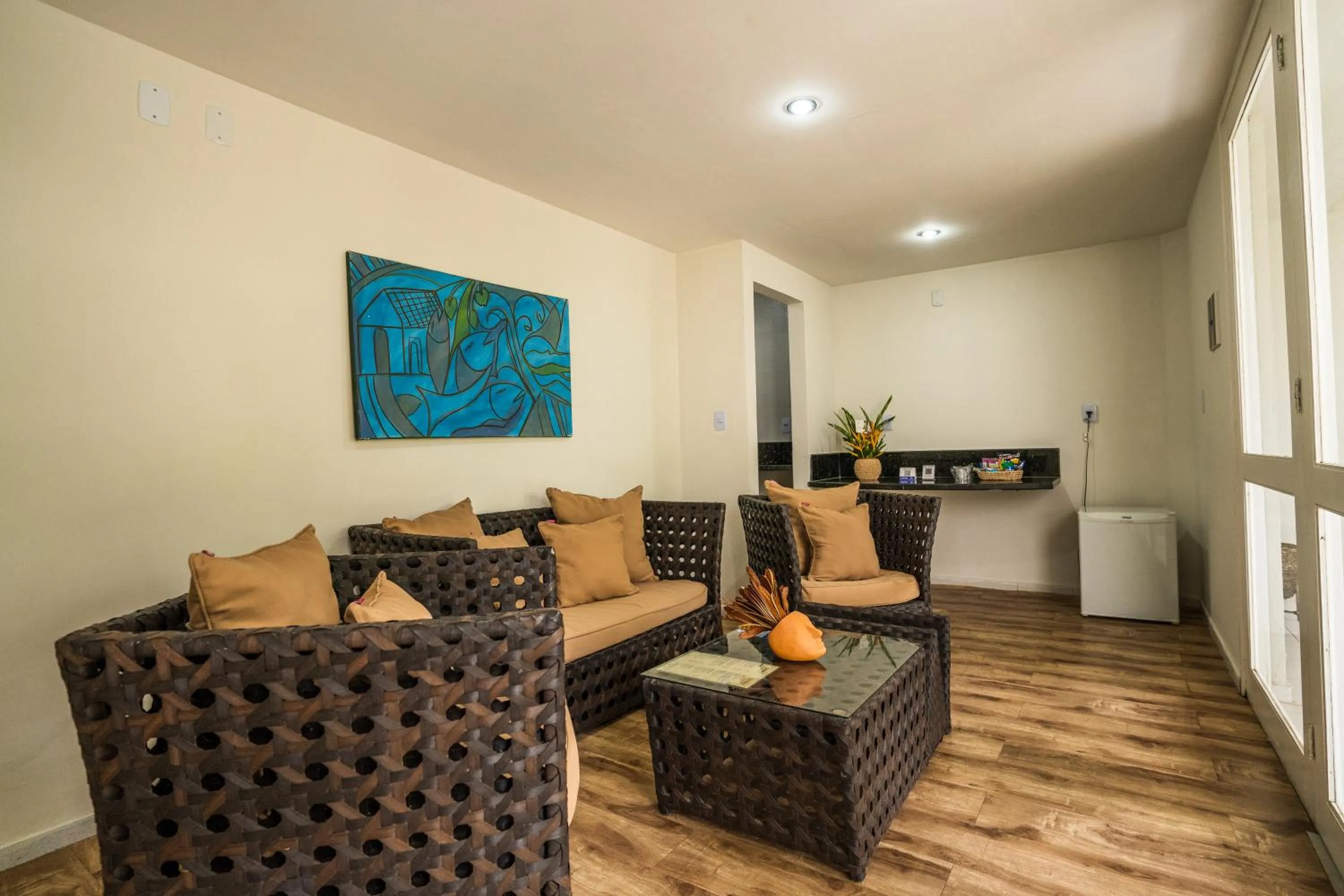 Living room in Hotel Pipa Atlântico