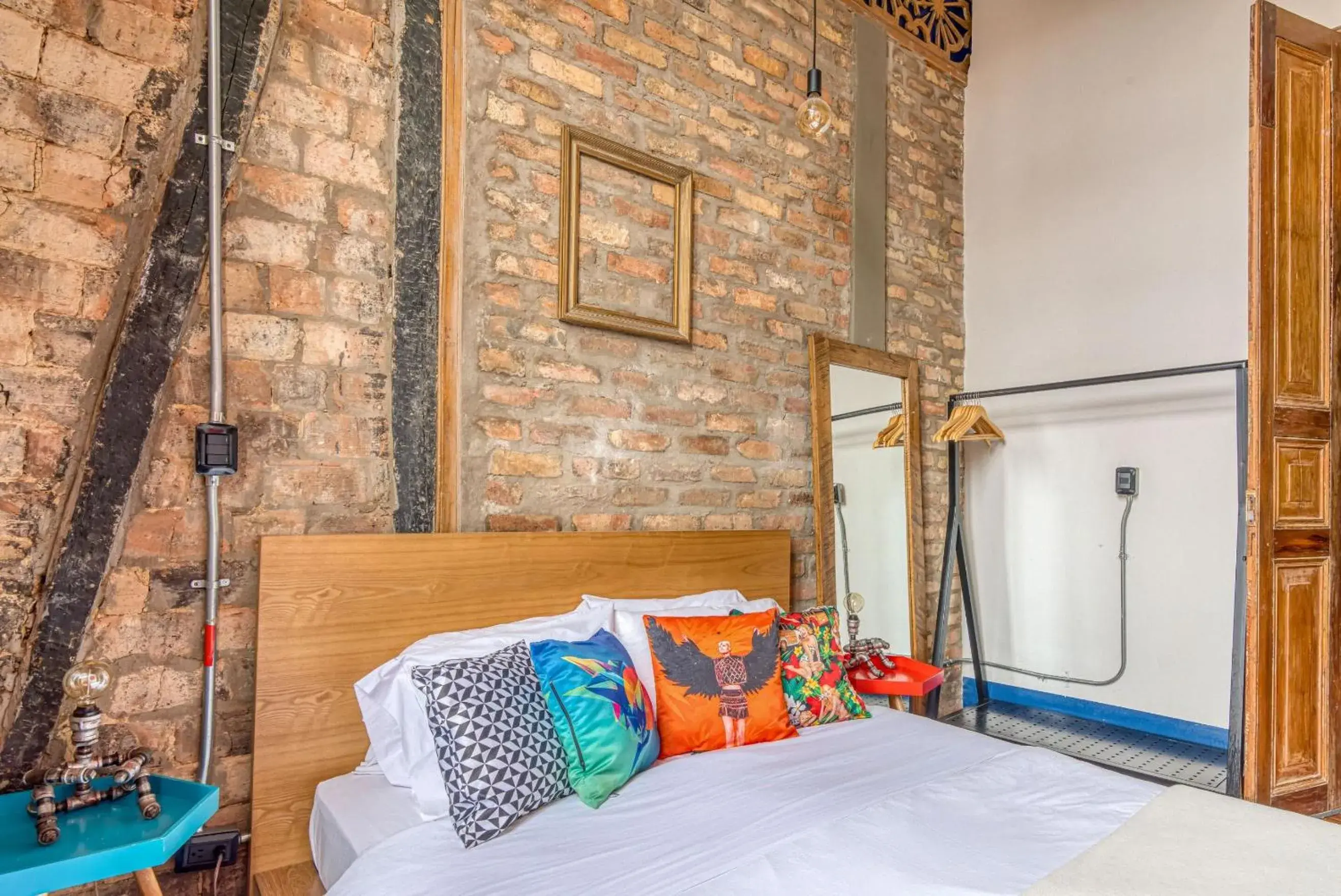 Bed in Delgadillo Hotel by Socialtel Bed in Delgadillo Hotel by Socialtel