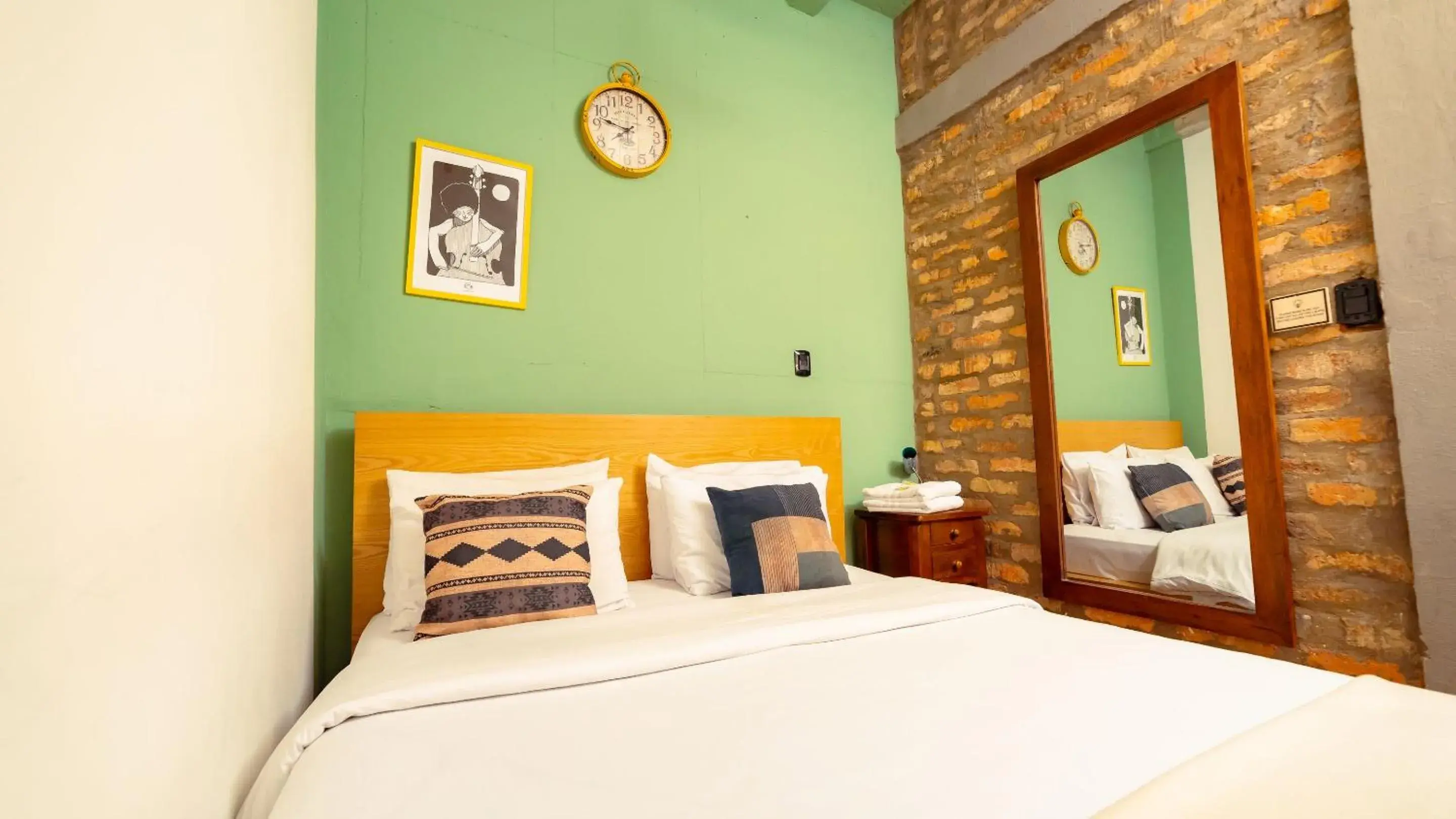 Bed in Delgadillo Hotel by Socialtel Bed in Delgadillo Hotel by Socialtel
