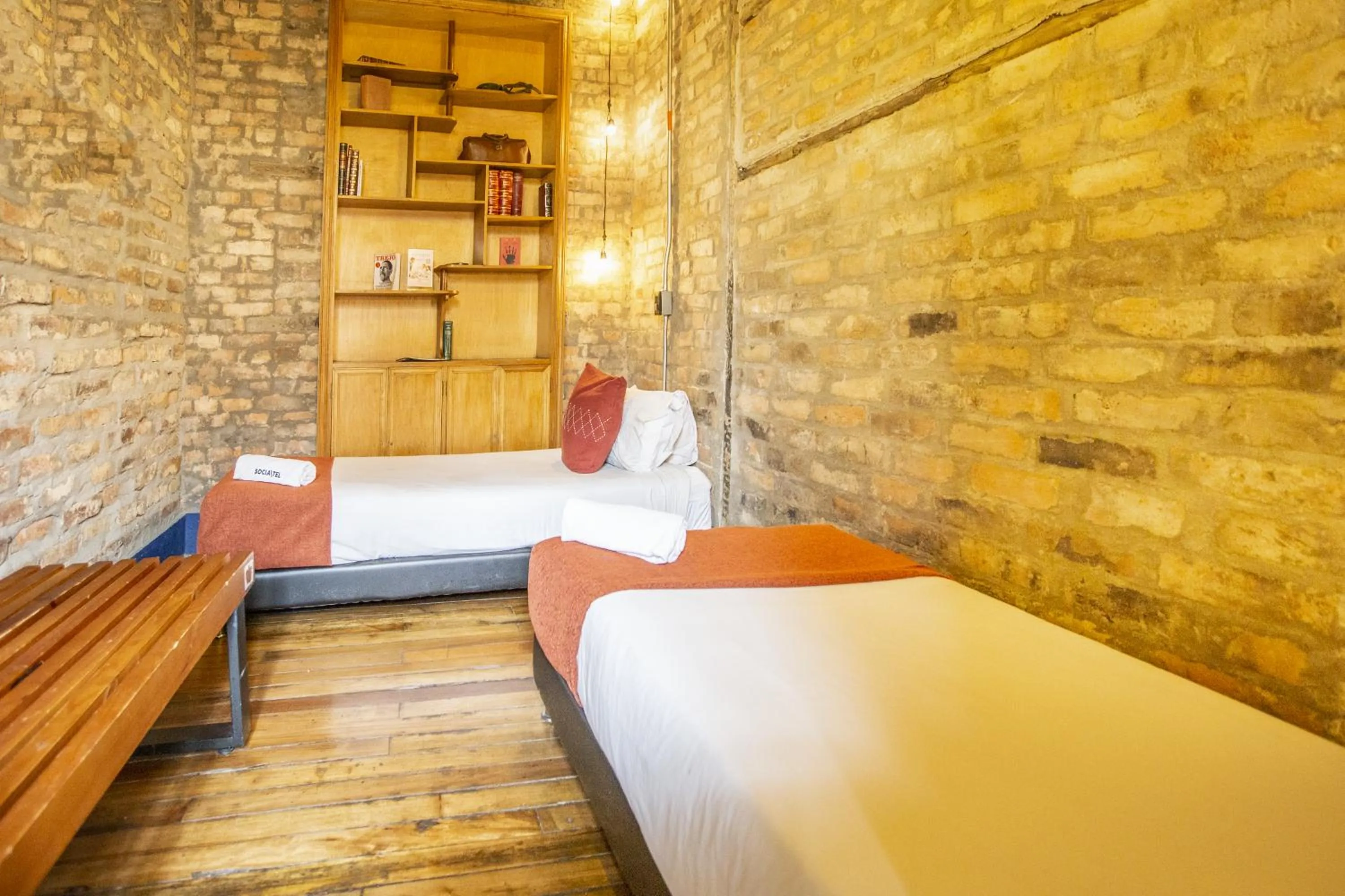 Bed in Delgadillo Hotel by Socialtel