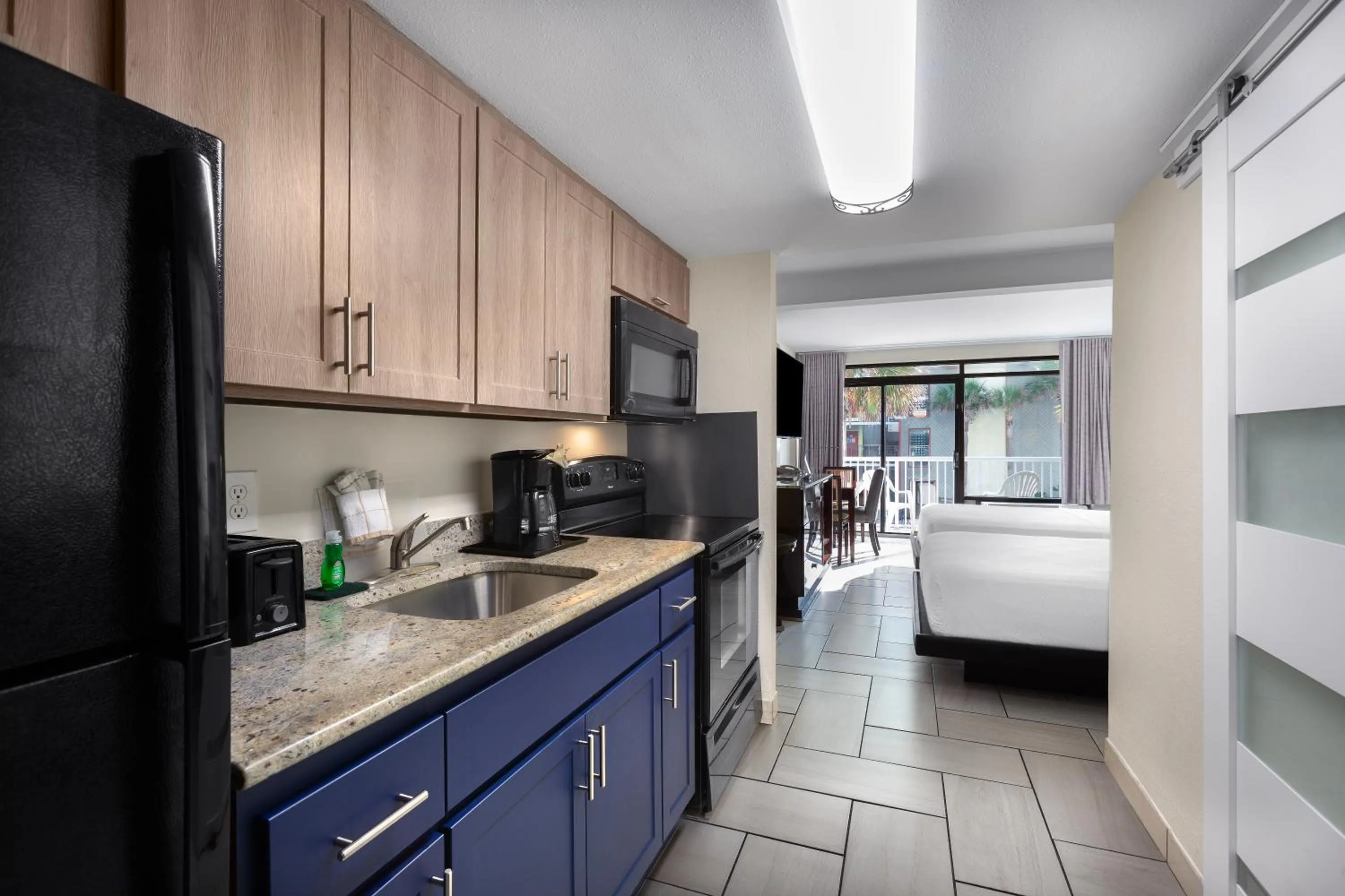 kitchen in Captain's Quarters Resort