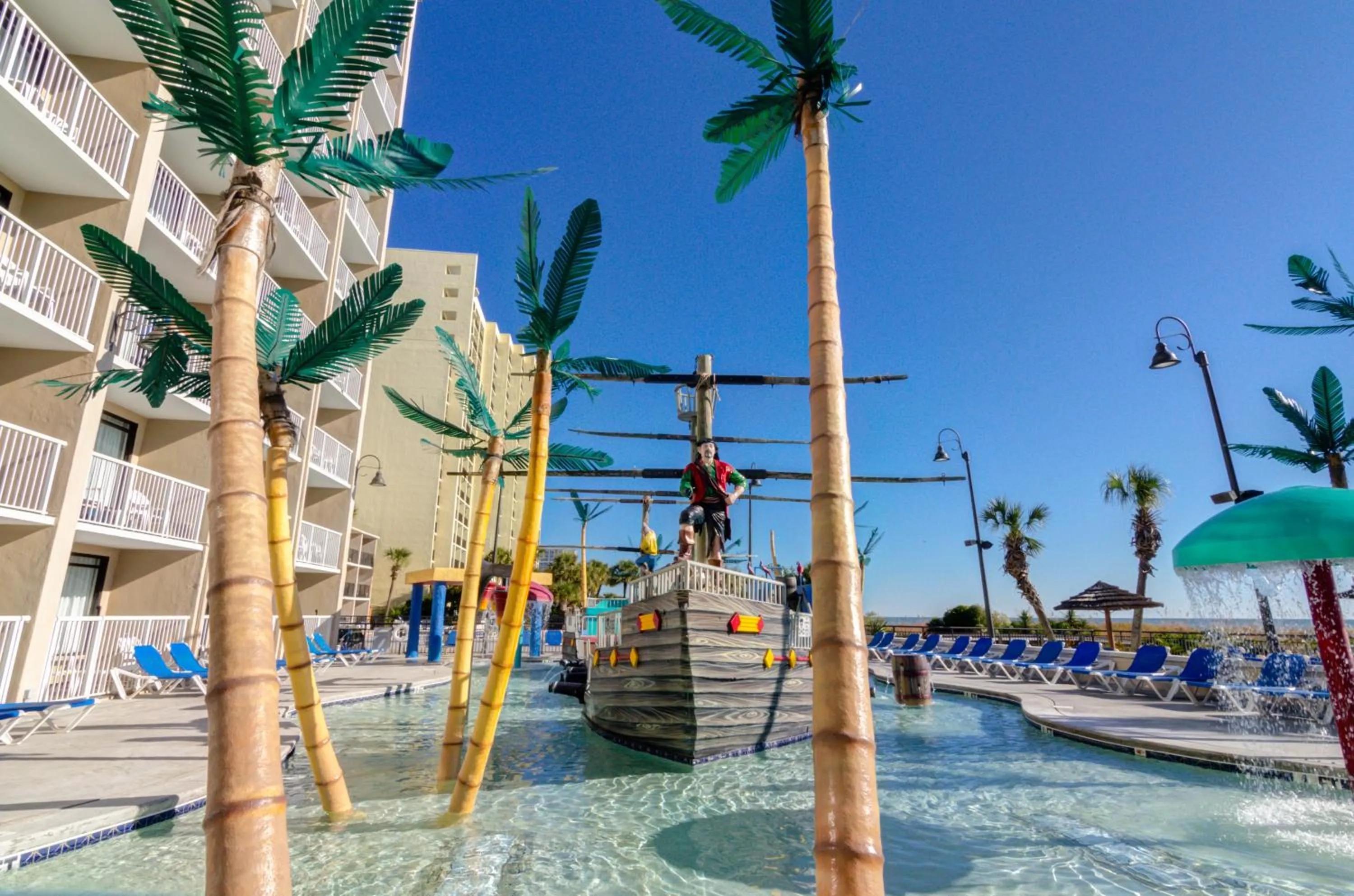 Swimming pool in Captain's Quarters Resort