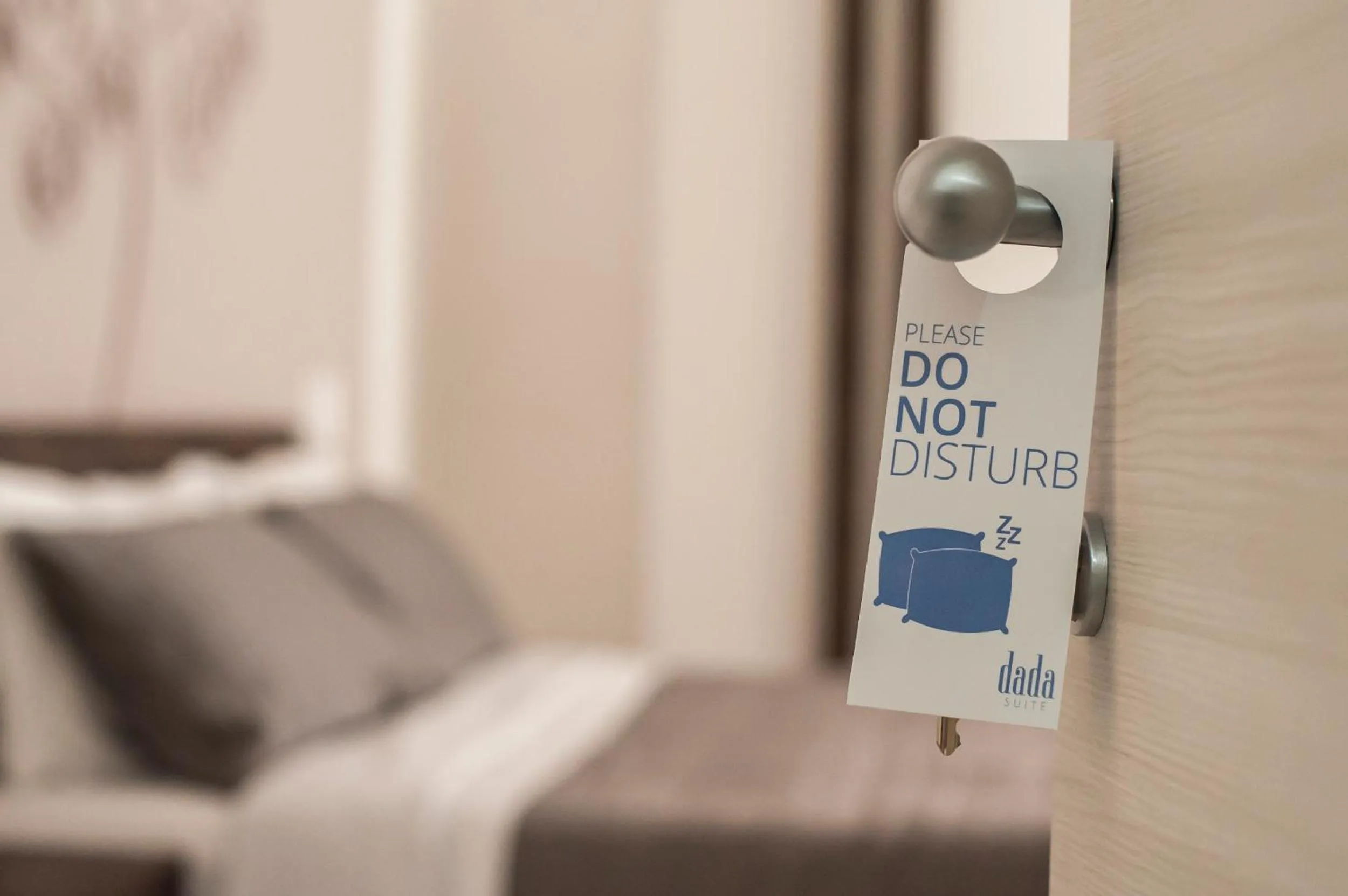 Property logo or sign, Bed in Dada Suite