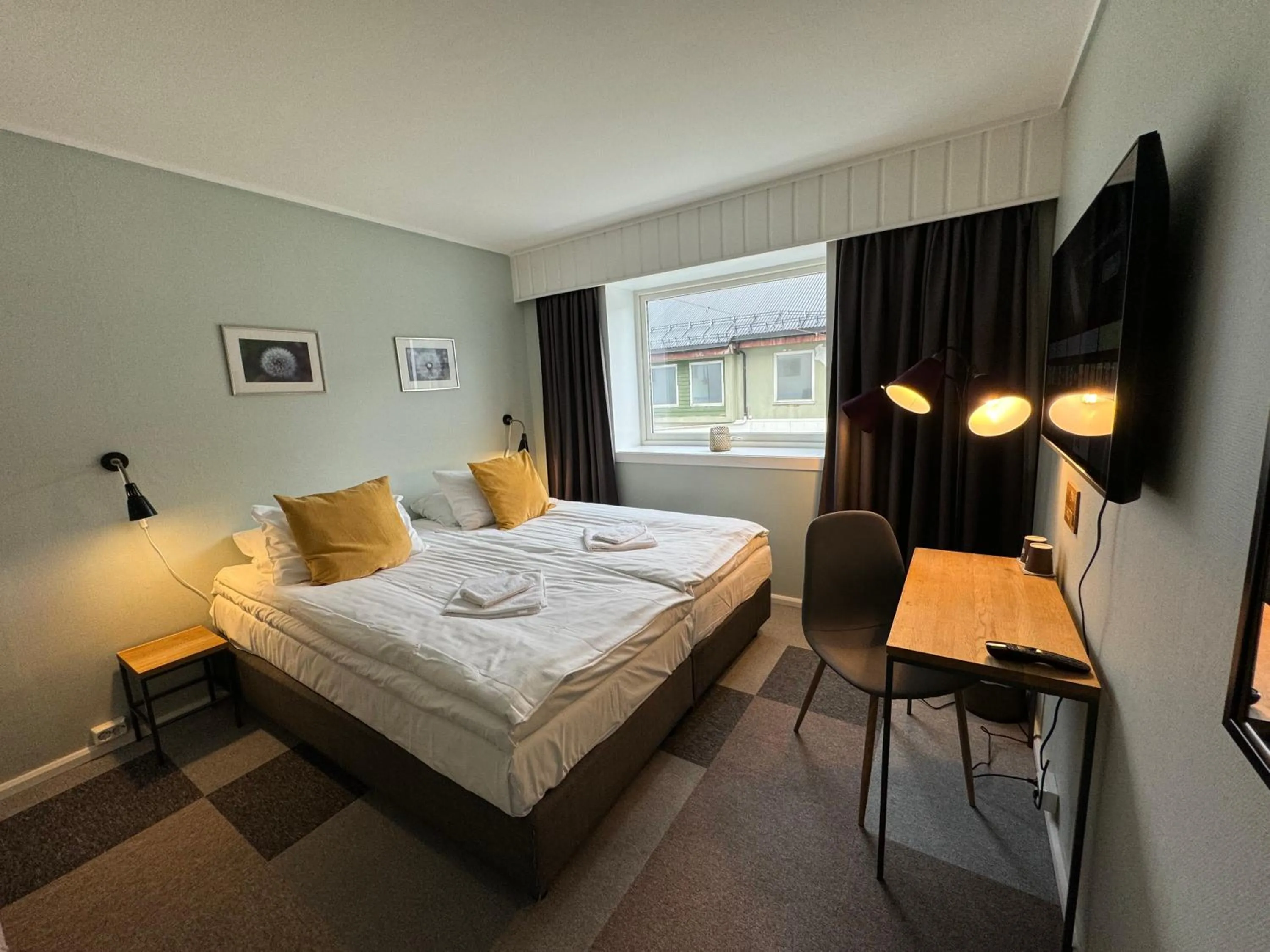 Bed in Arctic Boutique Hotel Northcape