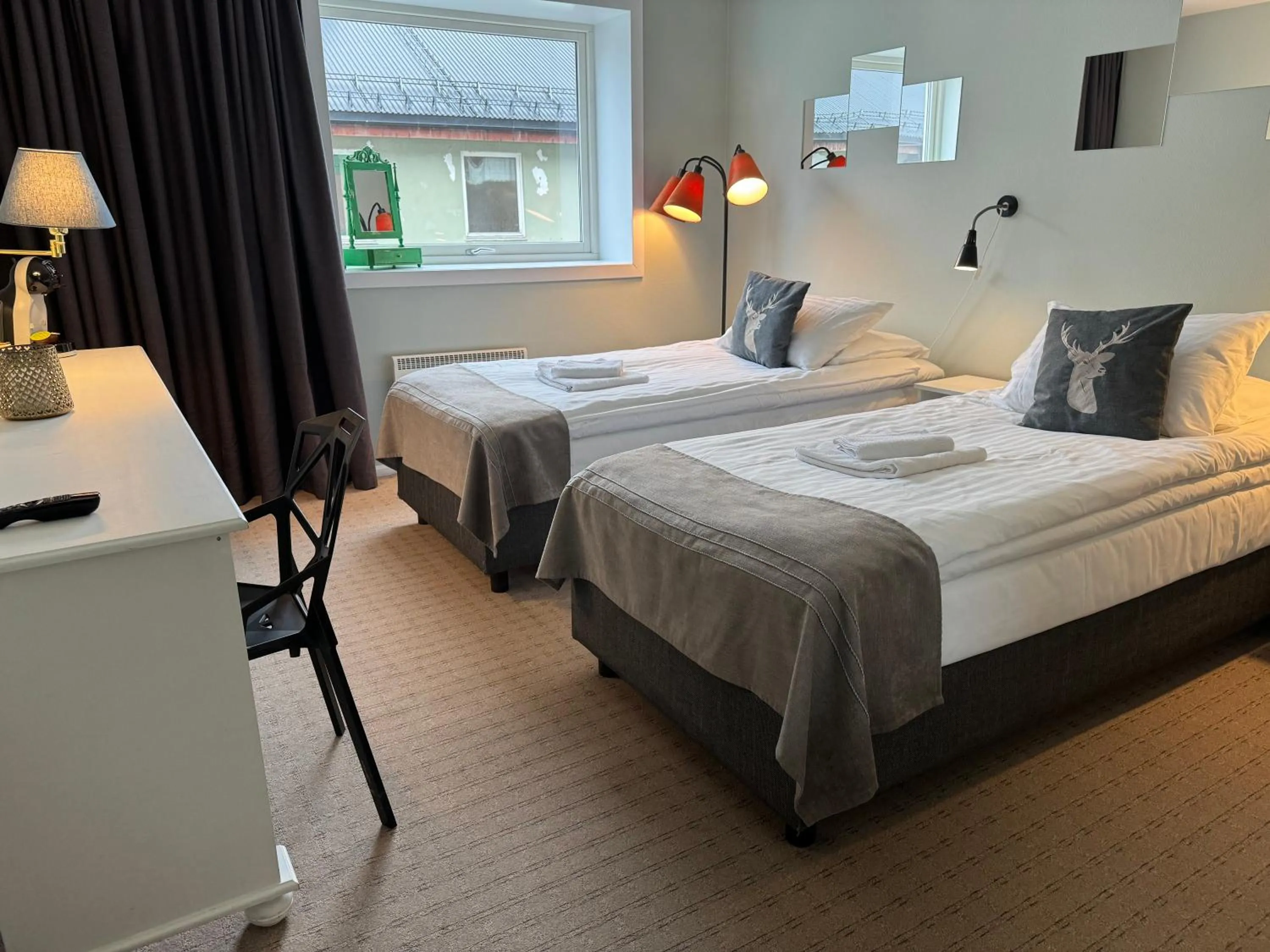 Bed in Arctic Boutique Hotel Northcape